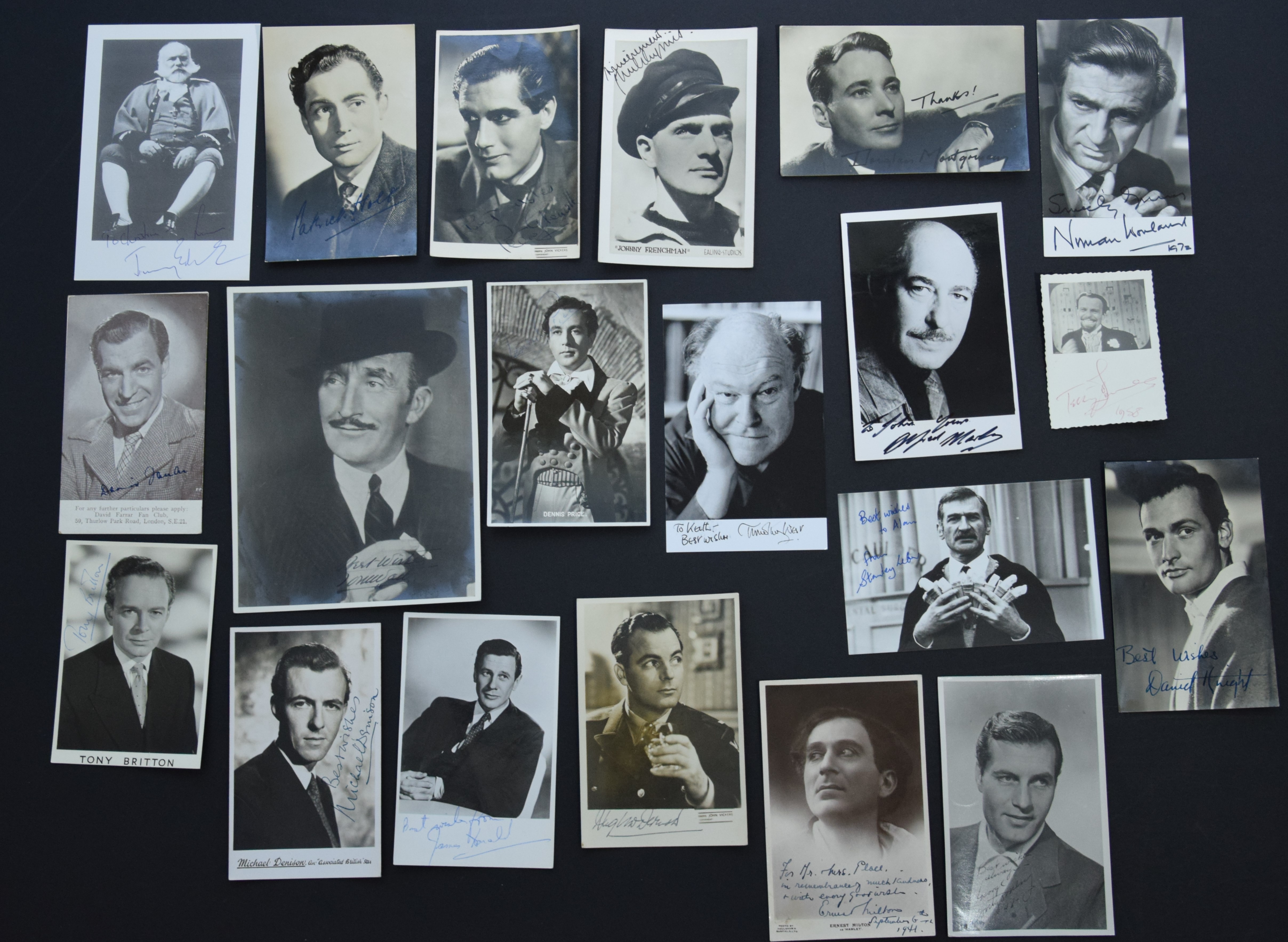 Film Actors Original Signatures