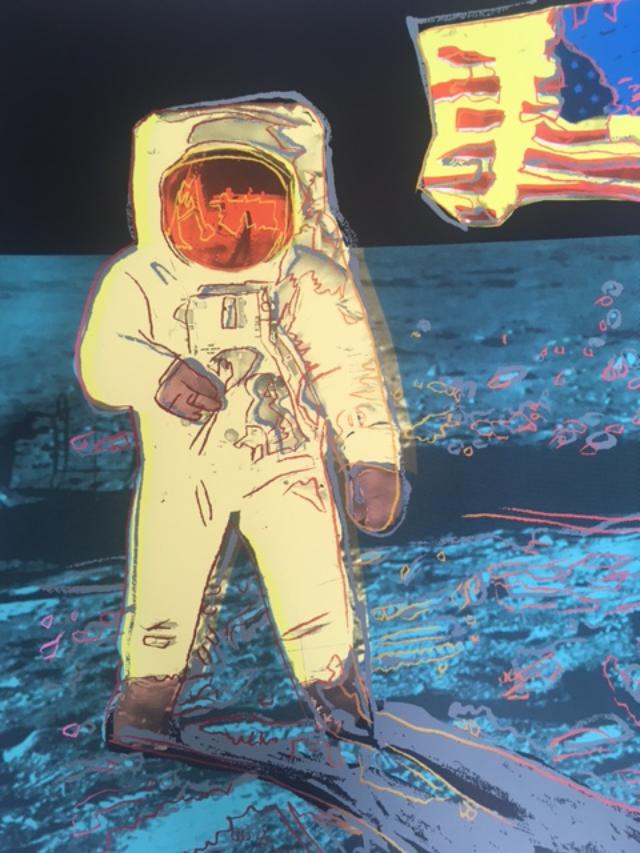 Andy Warhol (1928-87) Moonwalk F S 404 Yellow, Silkscreen In Colours On Lenox Museum Board, 1987