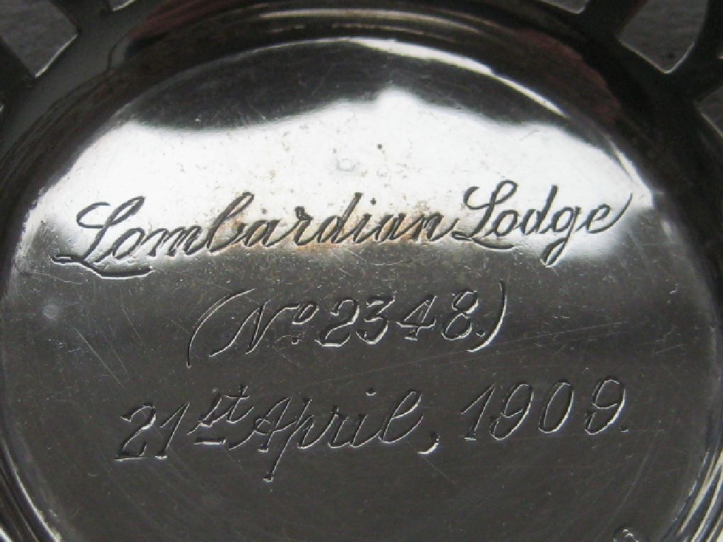 Antique Silver Sweetmeat Basket, Birmingham 1908