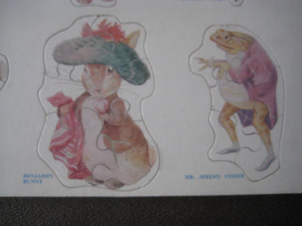Vintage Peter Rabbit Children's Wooden Jigsaw