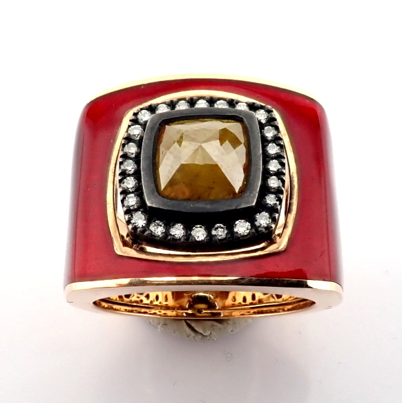 Natural Diamond 14K Rose/Pink Gold Ring