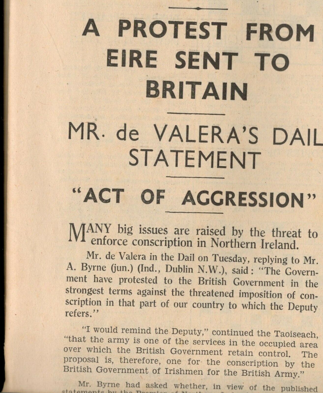 1939 Irish Newspaper All Ireland Fighting Ww2 ConscriptionsOriginal Complete Edition The Weekly