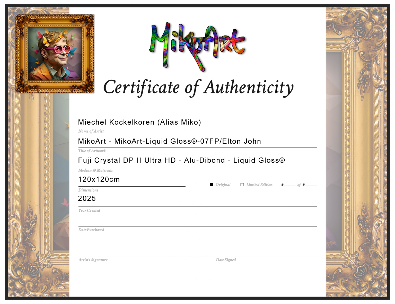 MikoArt - Epoxy Liquid Gloss - 07FP/Elton John