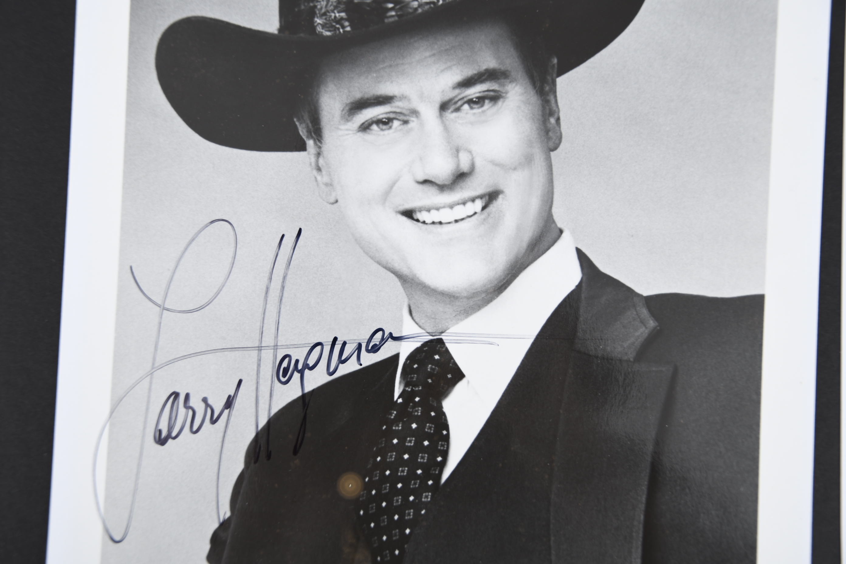 LARRY HAGMAN, LINDA EVANS & PATRICK DUFFY Original signatures