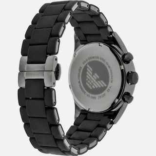 Emporio Armani AR5889 Men's Sportivo Black Dial Quartz Chronograph Watch