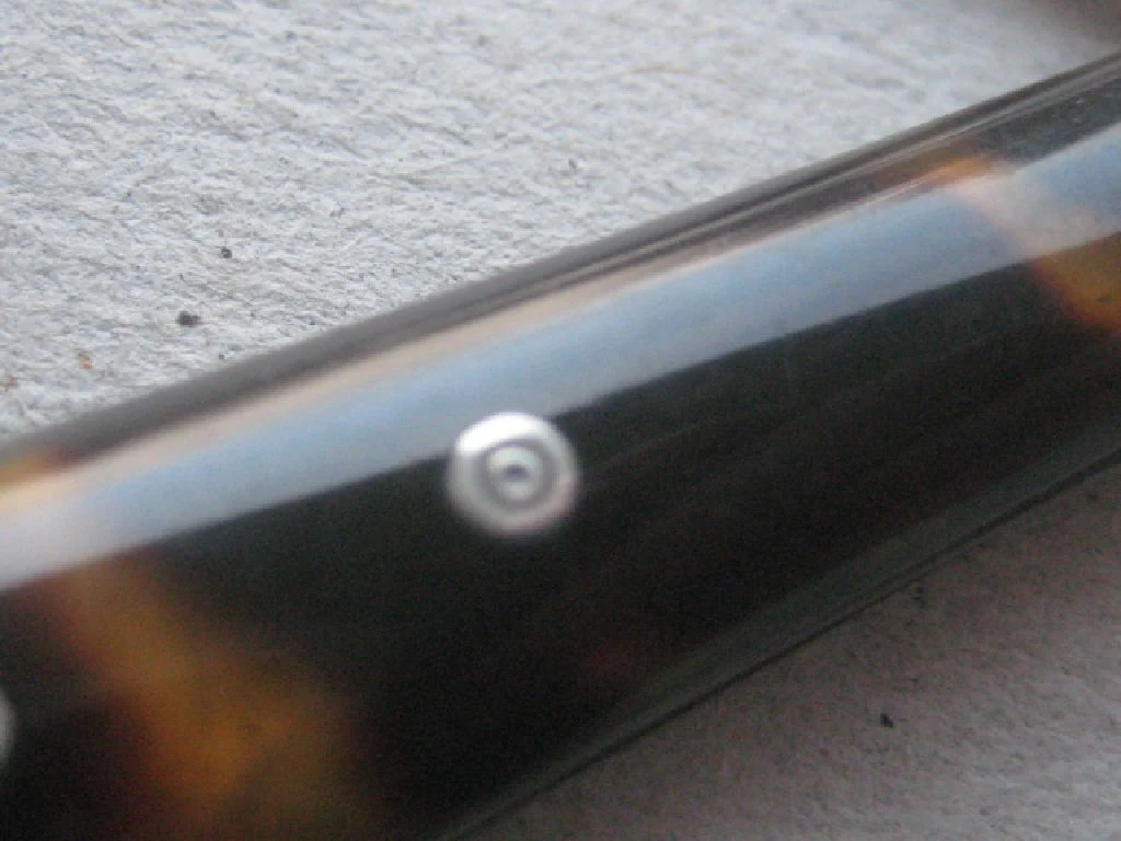 Rare French Silver Bladed Folding Fruit Knife