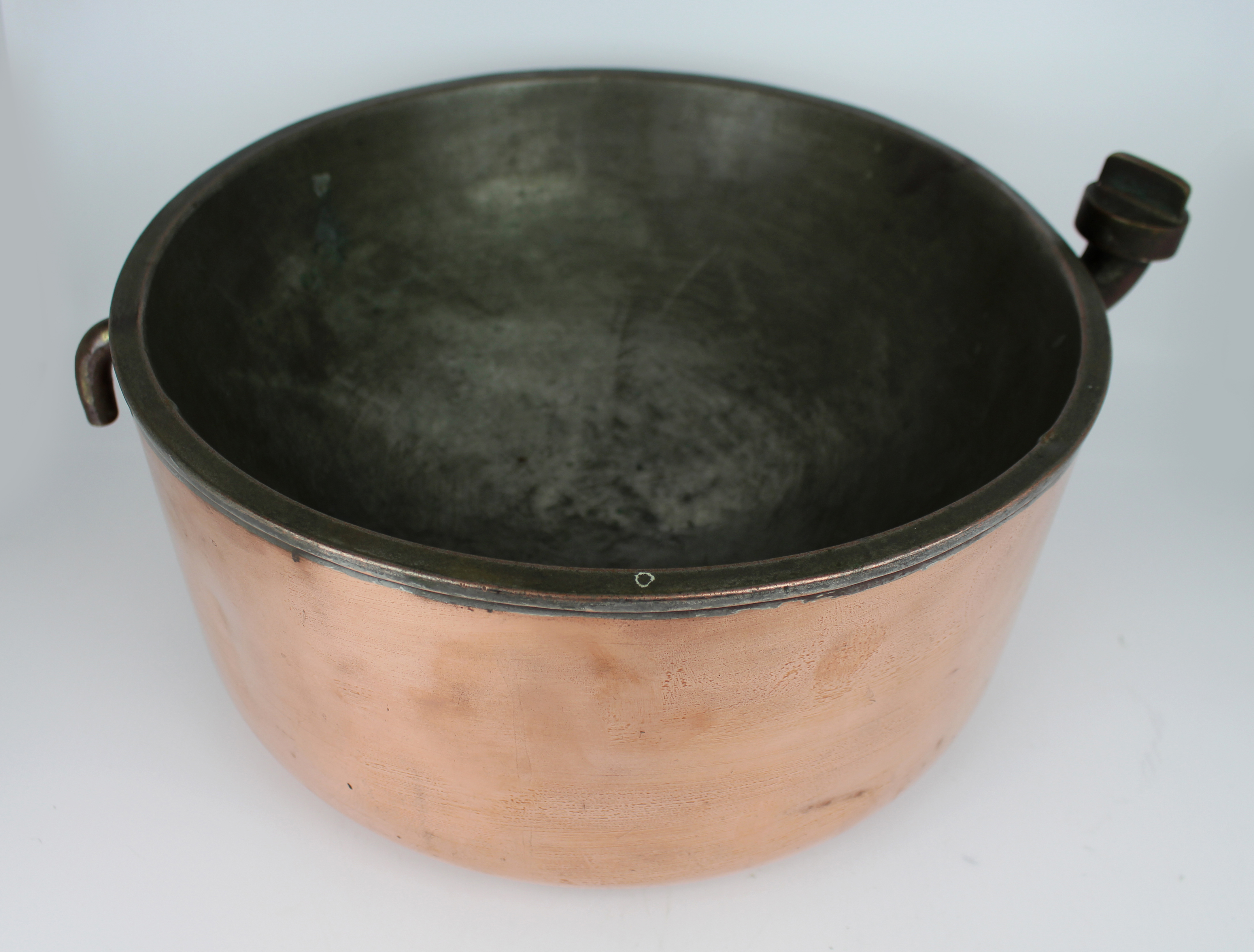 Large Antique Copper Bain Marie