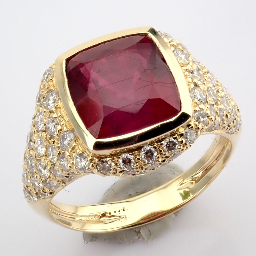 Natural Diamond 14K Yellow Gold Ring