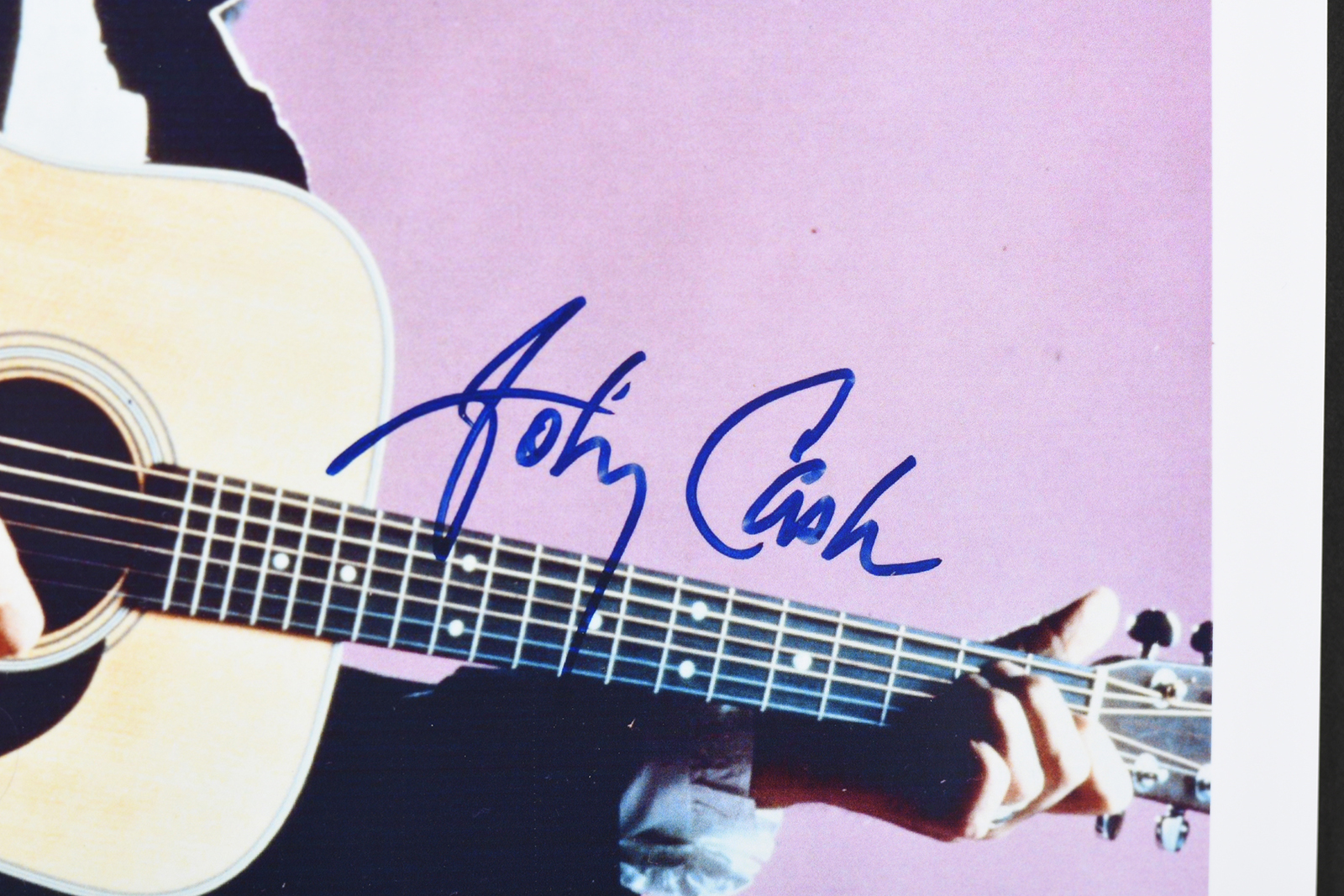 JOHNNY CASH (1932-2003) Original signature