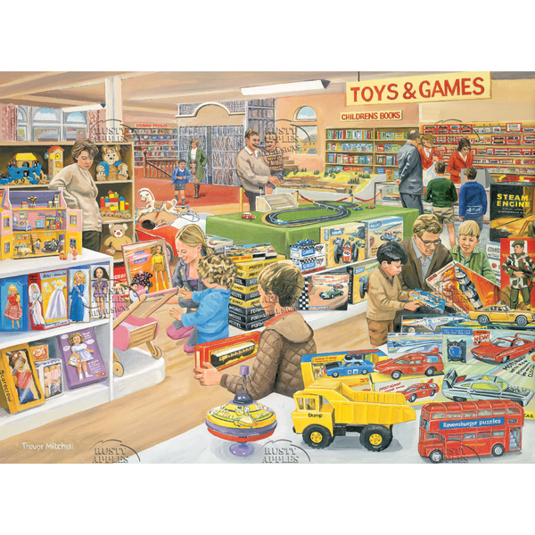 British 60's High Street Toy Shop Metal Wall Art