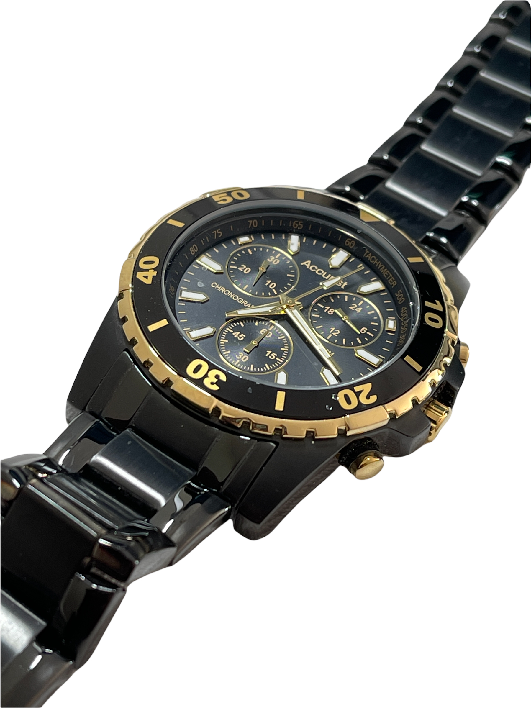 Accurist Chrono Mens Watch, Working Not Fully Tested, Surplus Stock from our Private Jet Charter