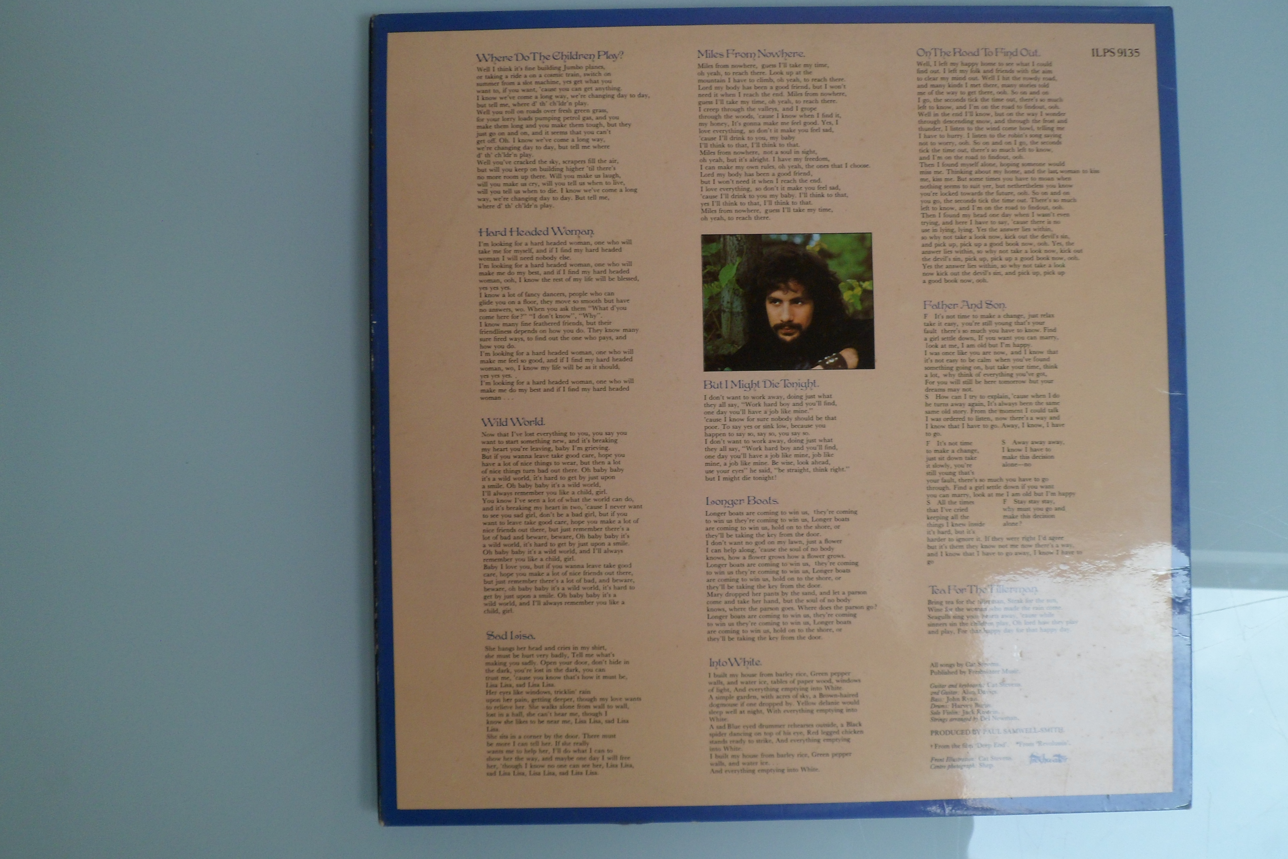 Cat Stevens - Tea for the tillerman vinyl record.