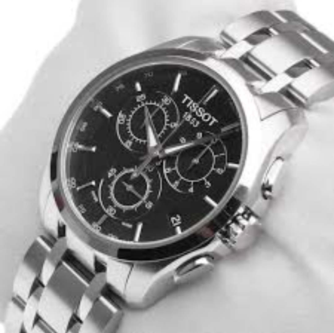 TISSOT T035.617.11.051.00 Men's Couturier Quartz Chronograph Watch