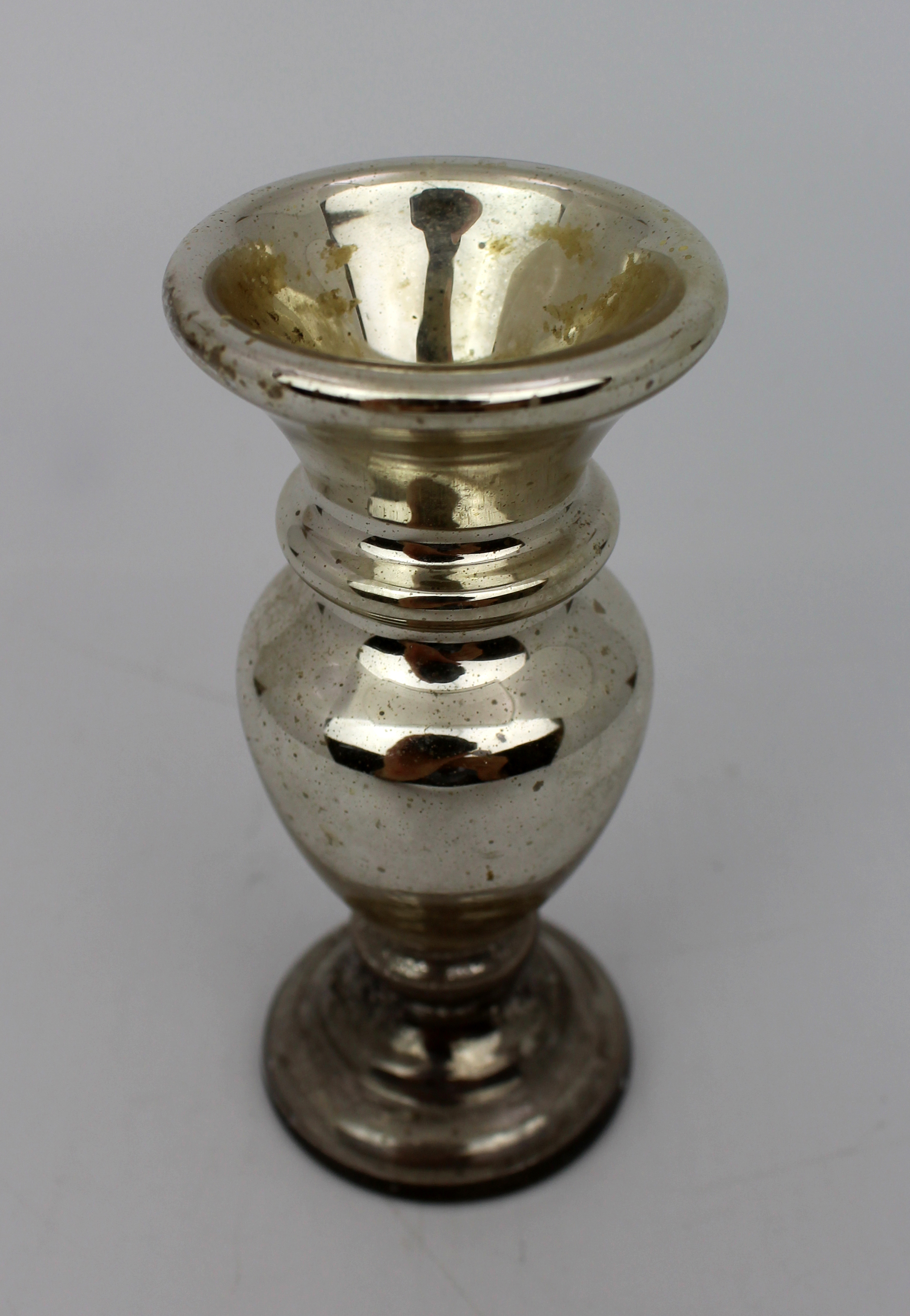 Small 19th Century Mercury Glass Vase