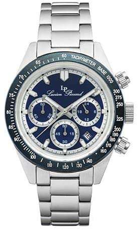 Lucien Piccard Heston Blue Chronograph Watch LP-28018C-33-BLB