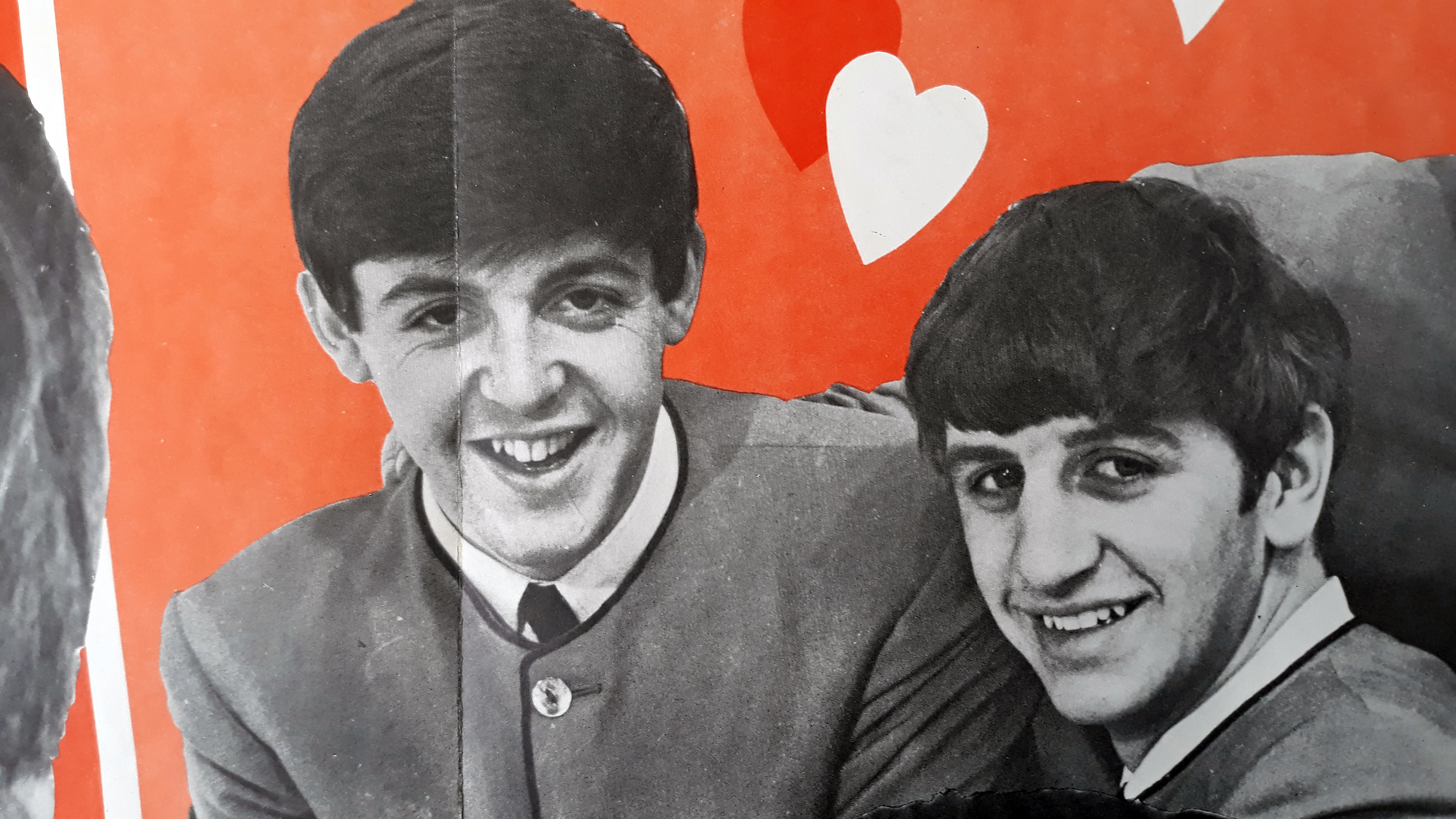 Beatles Pull Out Poster 1964 British Dell Magazine (#0041)