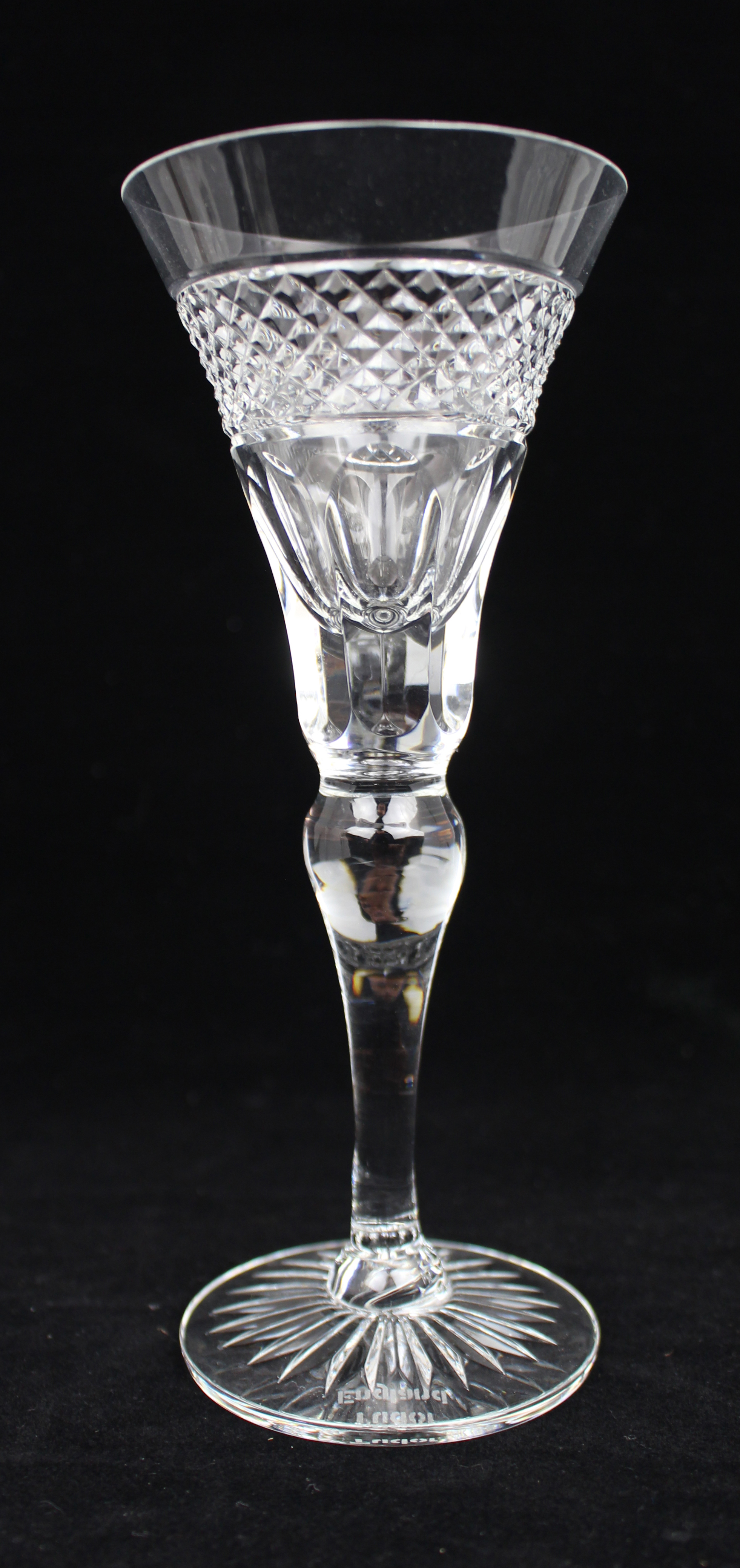 Fine Suite of 48 Tudor Crystal “Castile” Pattern Glasses