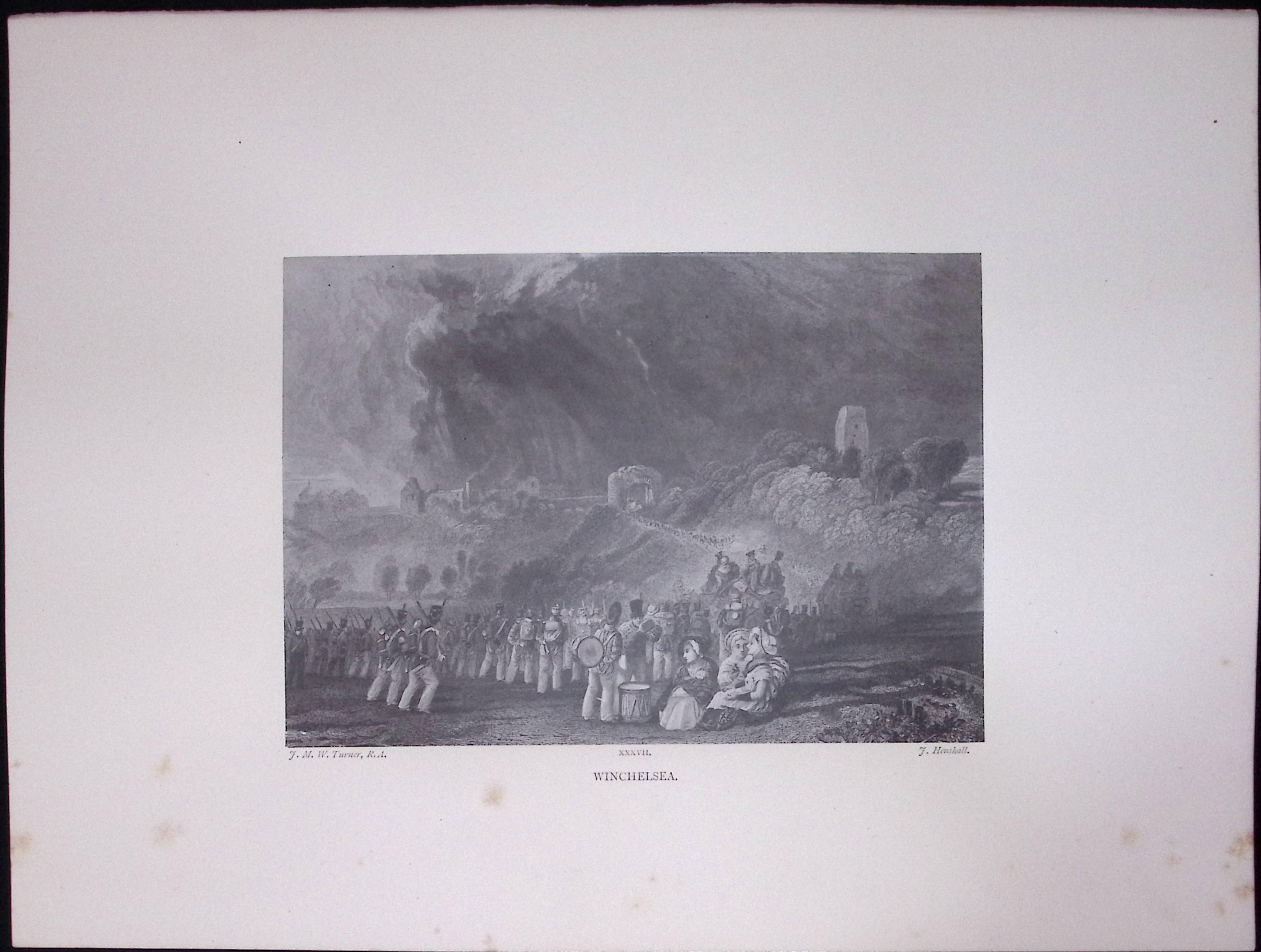 J.M.W Turner Rare “Winchelsea Sussex” 1873 Picturesque Views in England-77