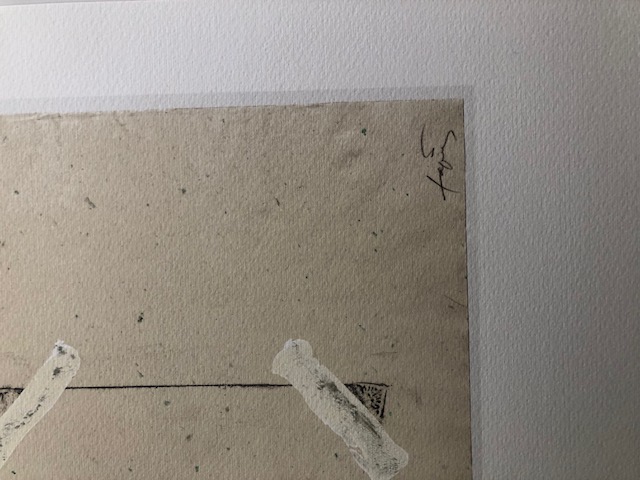 Antoni Tapies (1923-2012) Rare Numbered Lithograph. 1982