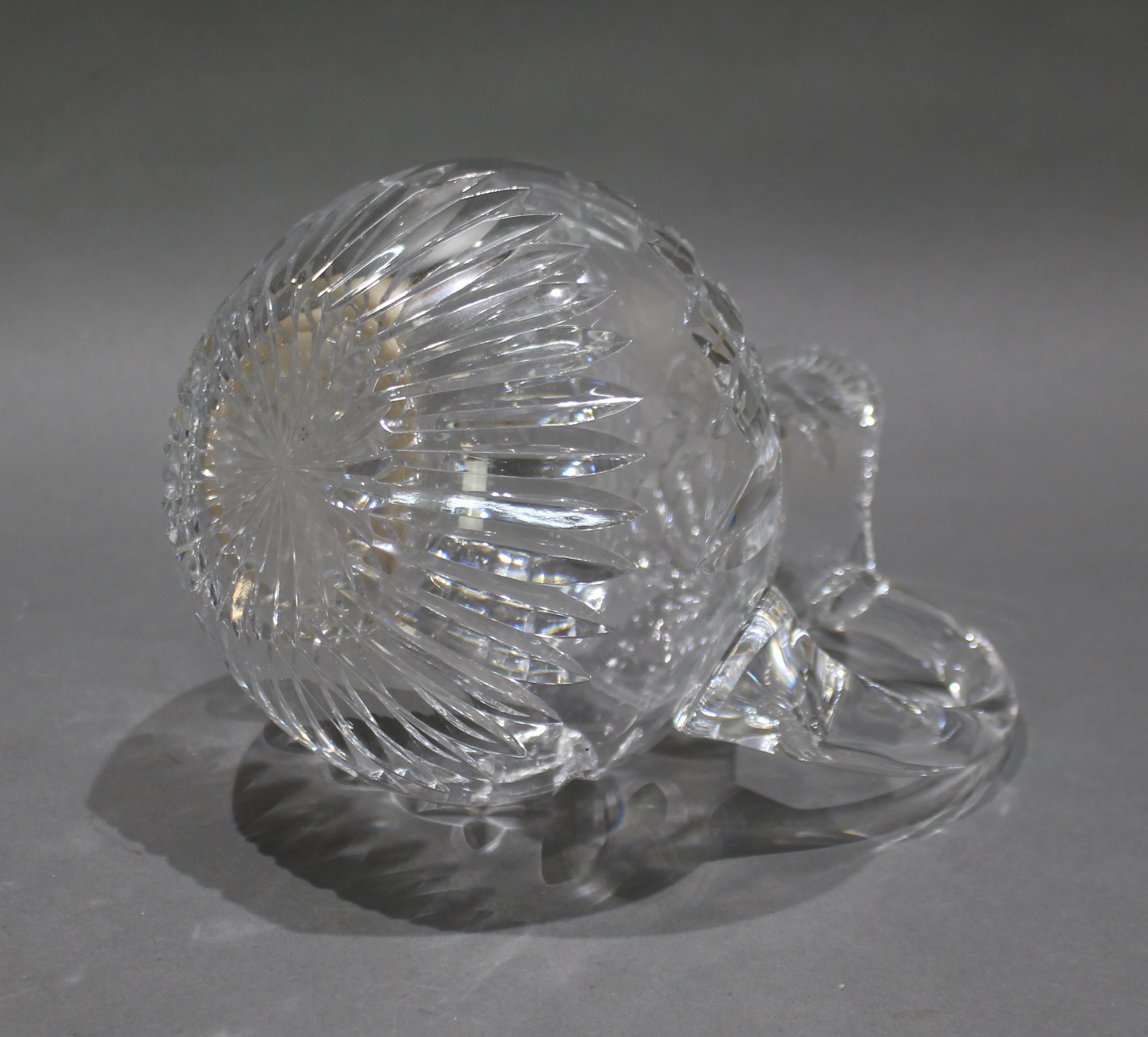 English Cut Glass Crystal Water Jug