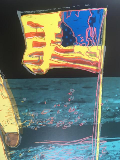 Andy Warhol (1928-87) Moonwalk F S 404 Yellow, Silkscreen In Colours On Lenox Museum Board, 1987