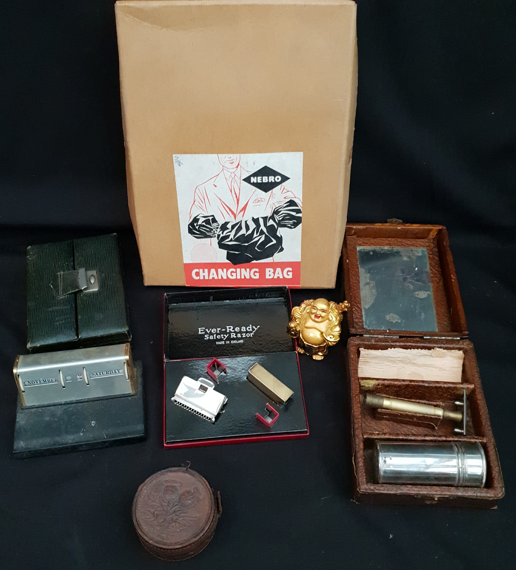 Vintage Photography Equipment Travelling Jewellery Case etc. Vintage Photography Equipment