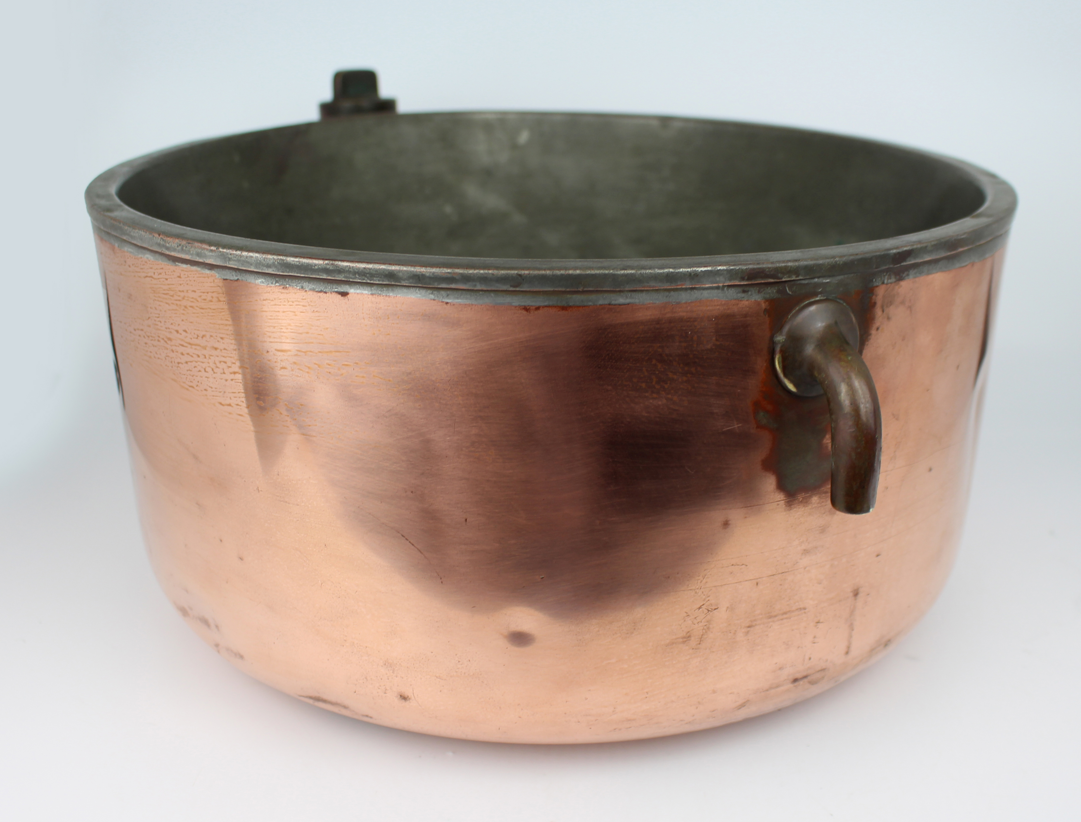 Large Antique Copper Bain Marie