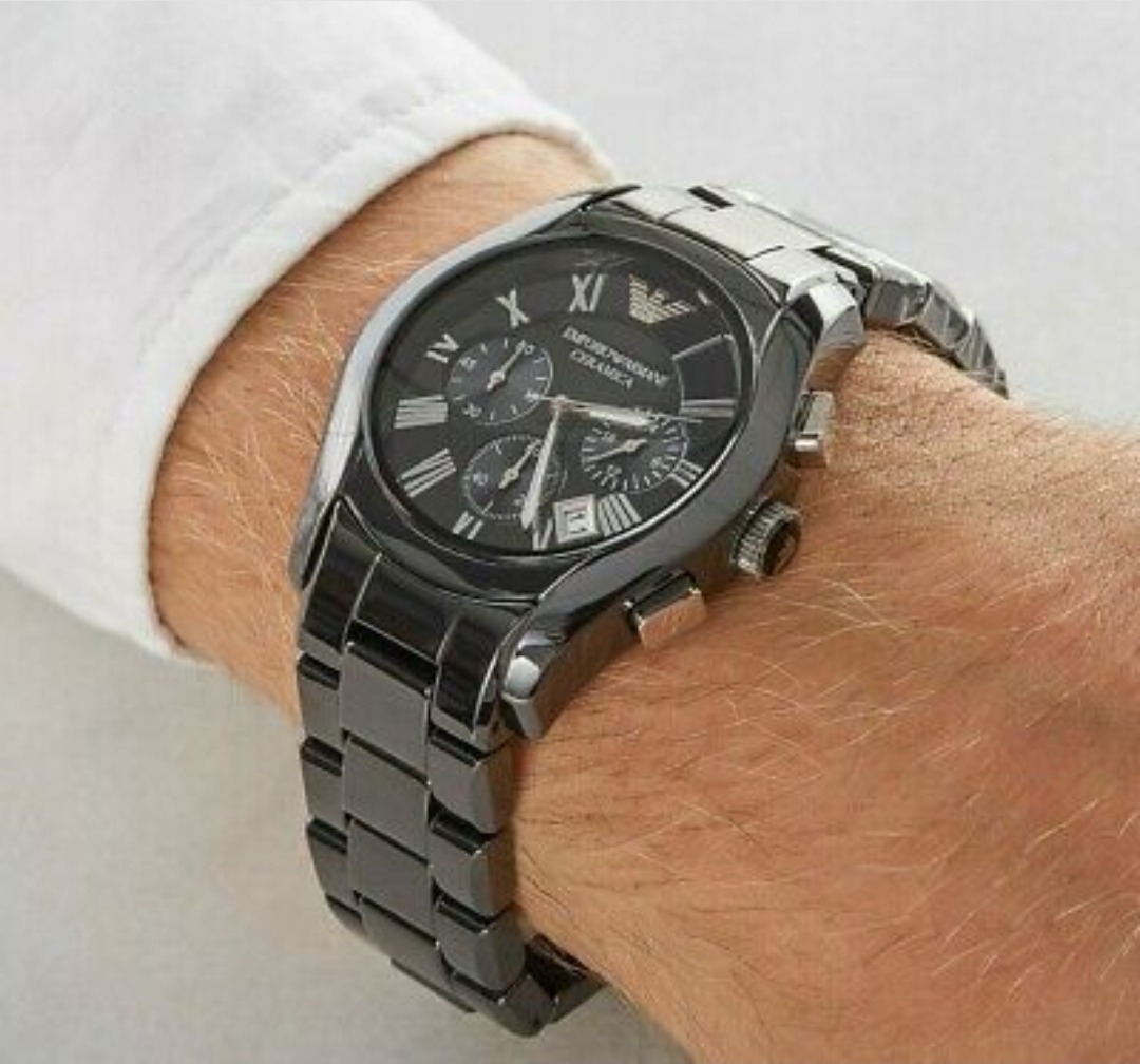 Emporio Armani AR1400 Men's Ceramica Quartz Chronograph Watch