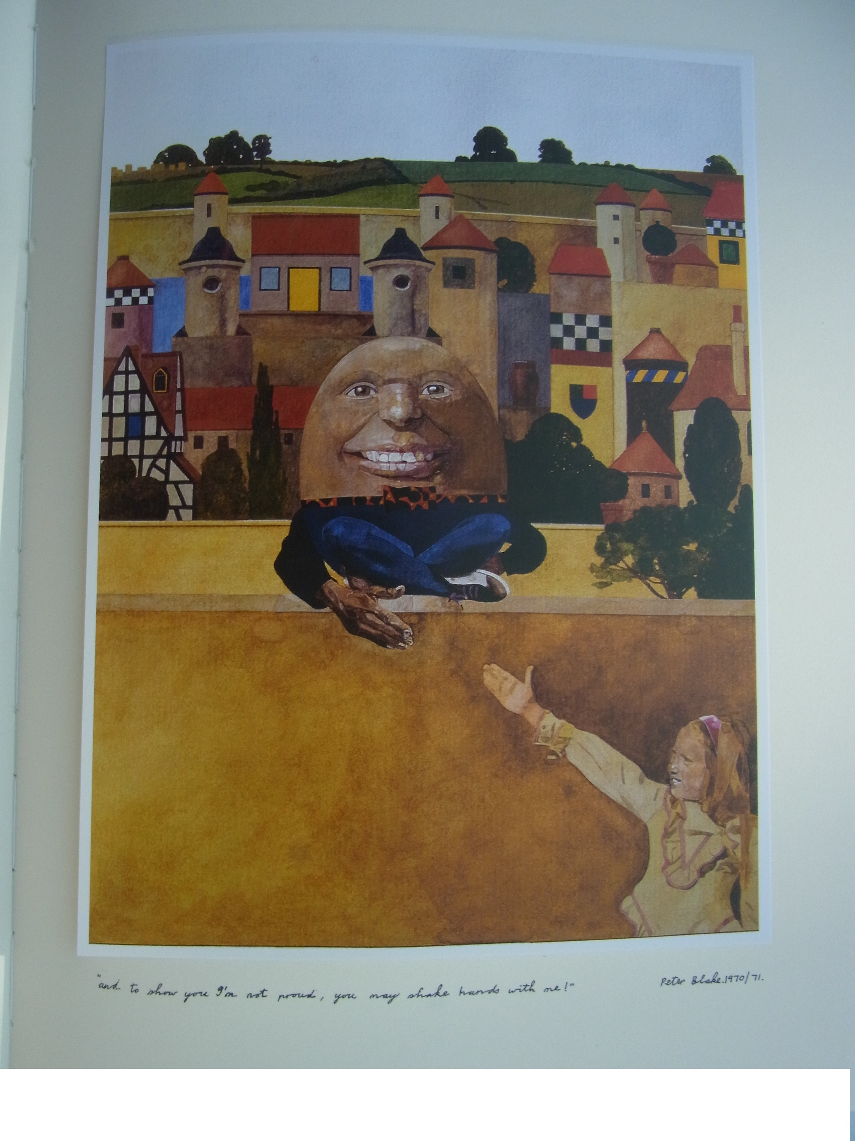 Sir Peter Blake RA Alice Copy of Signed COA (Beatles Sgt Peppers) Limited Edition 500