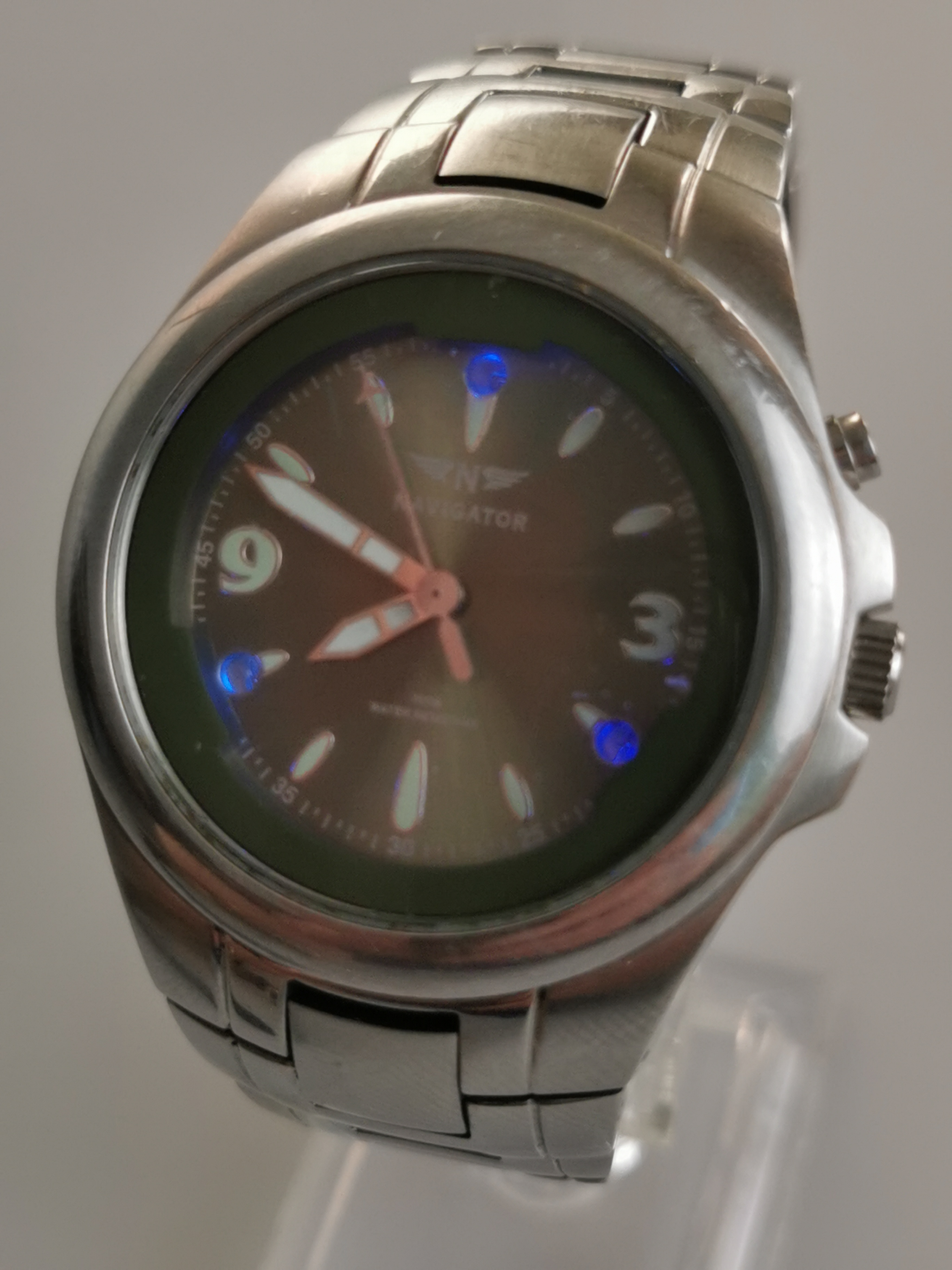 Vintage Navigator LED Light-Up Watch | Contech NV0003 |