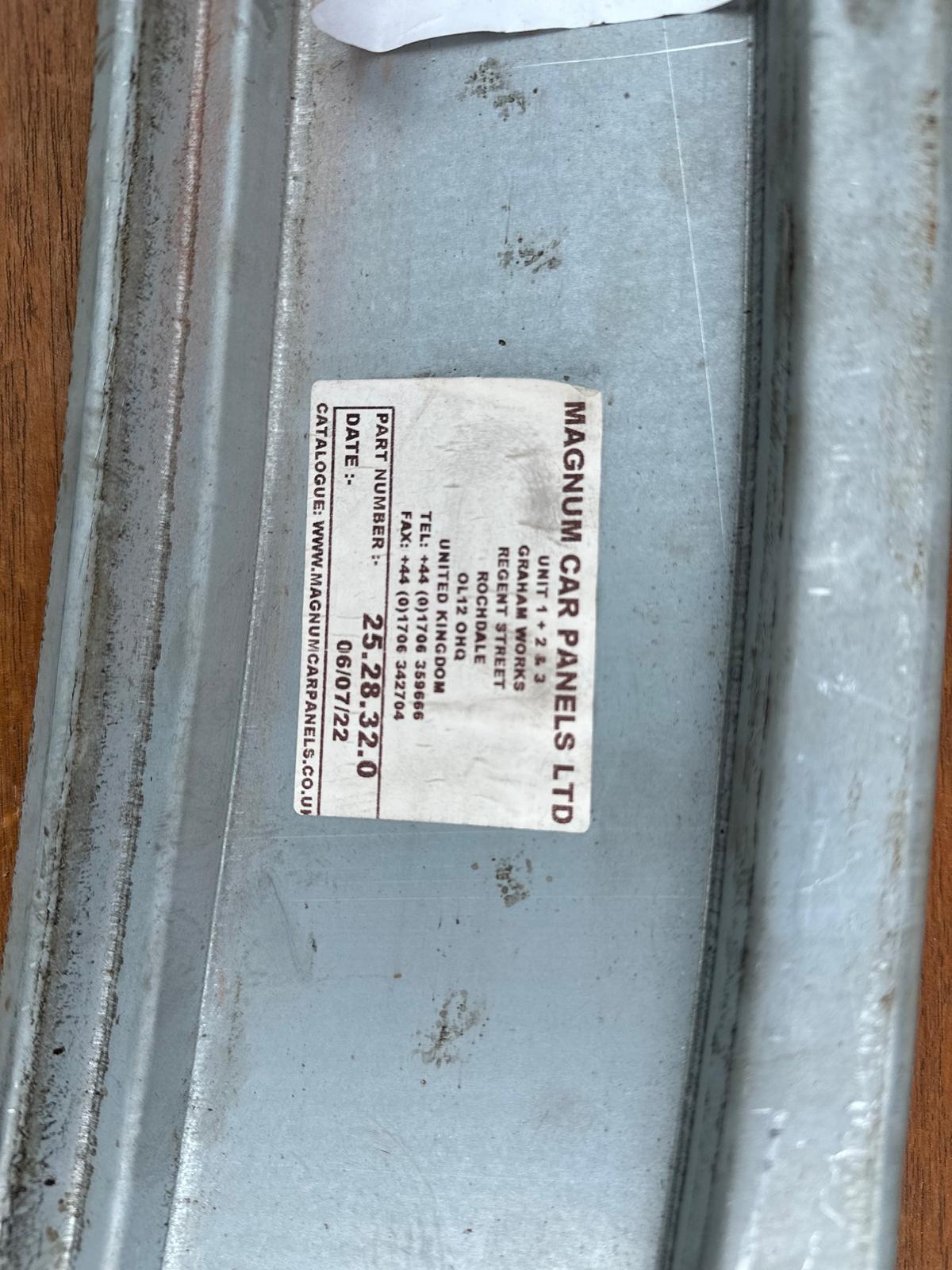 Quantity of Miscellaneous Car & Automotive Sill body Panel RRP £1200 No Reserve