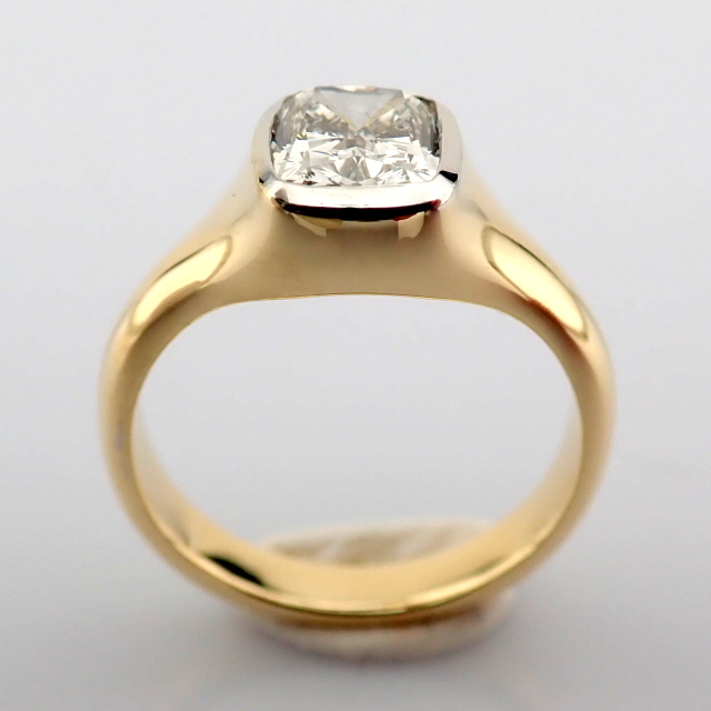 Cushion Cut Lab-Grown Diamond Ring - 1.43 Total Carat (IGI Certified)