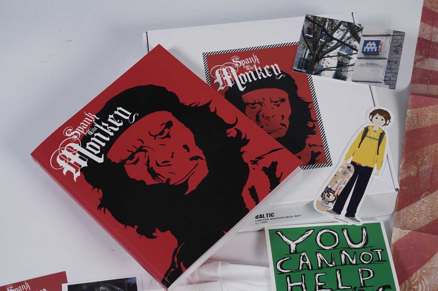 "Spank The Monkey" Shrigley, Invader, Shepard Fairey, Miss Van - Baltic Exhibition Box Set, 2006