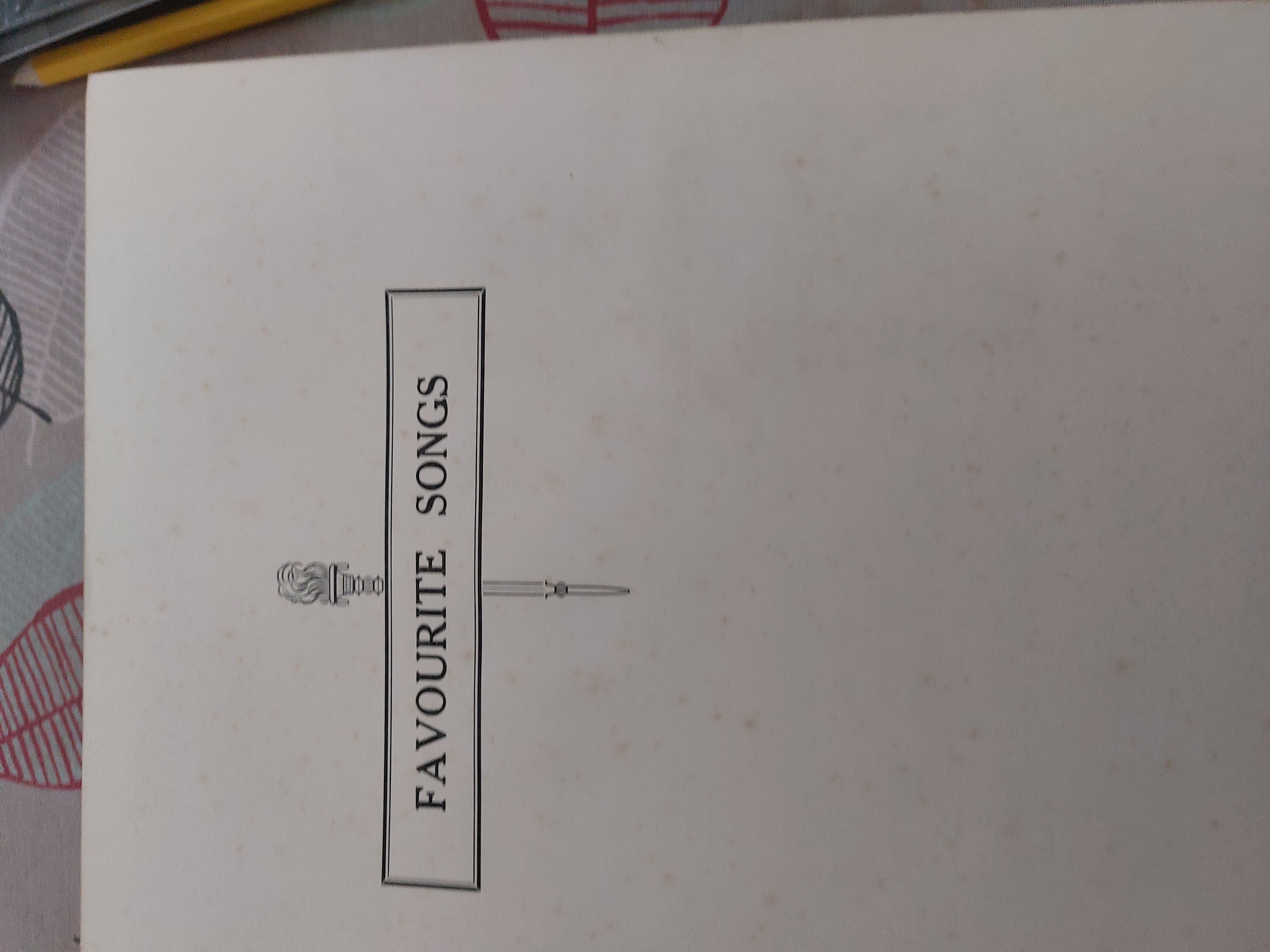 Vintage Music Book