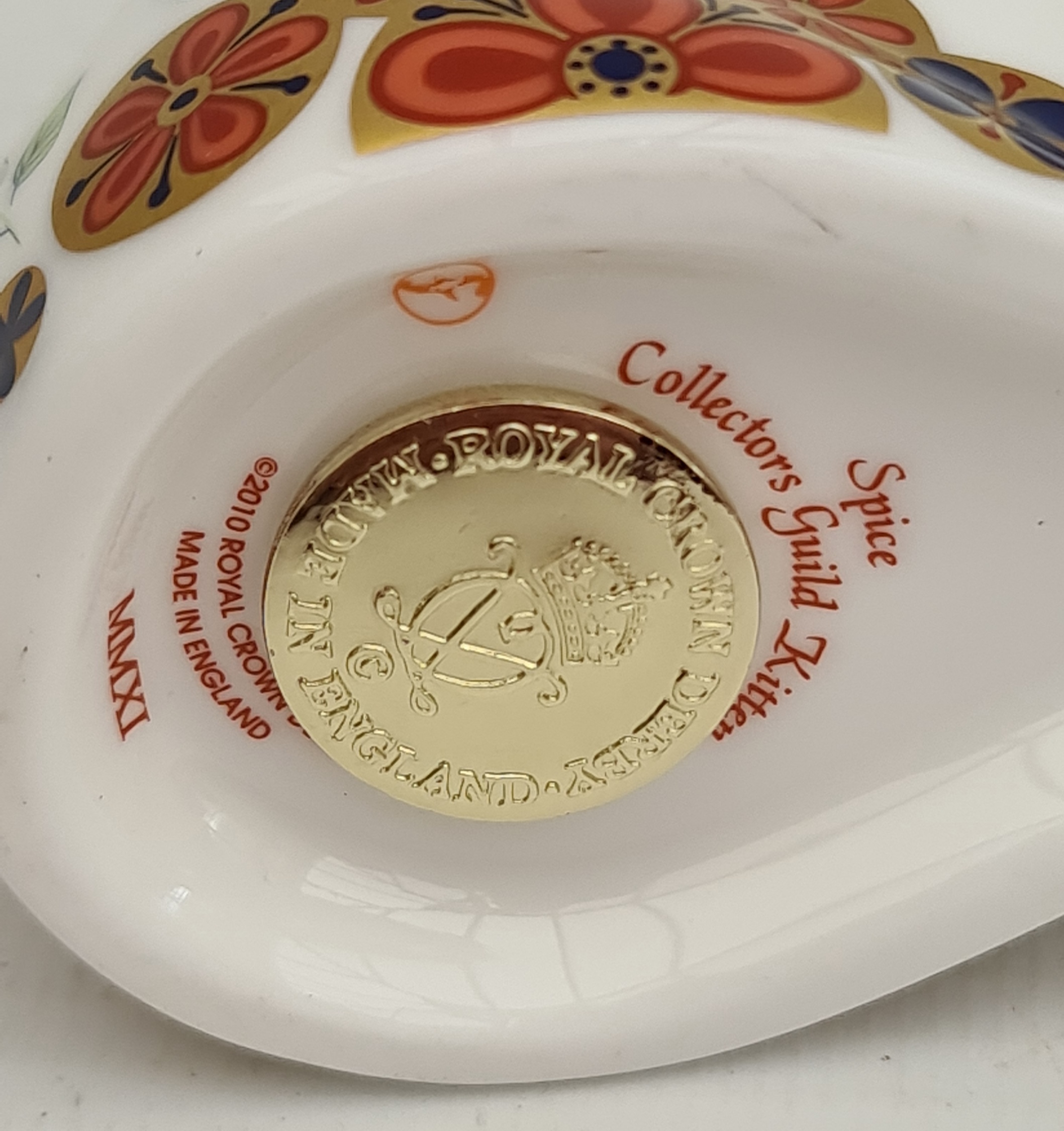 Royal Crown Derby Spice Kitten 2010 Paperweight