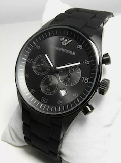 Emporio Armani AR5889 Men's Sportivo Black Dial Quartz Chronograph Watch
