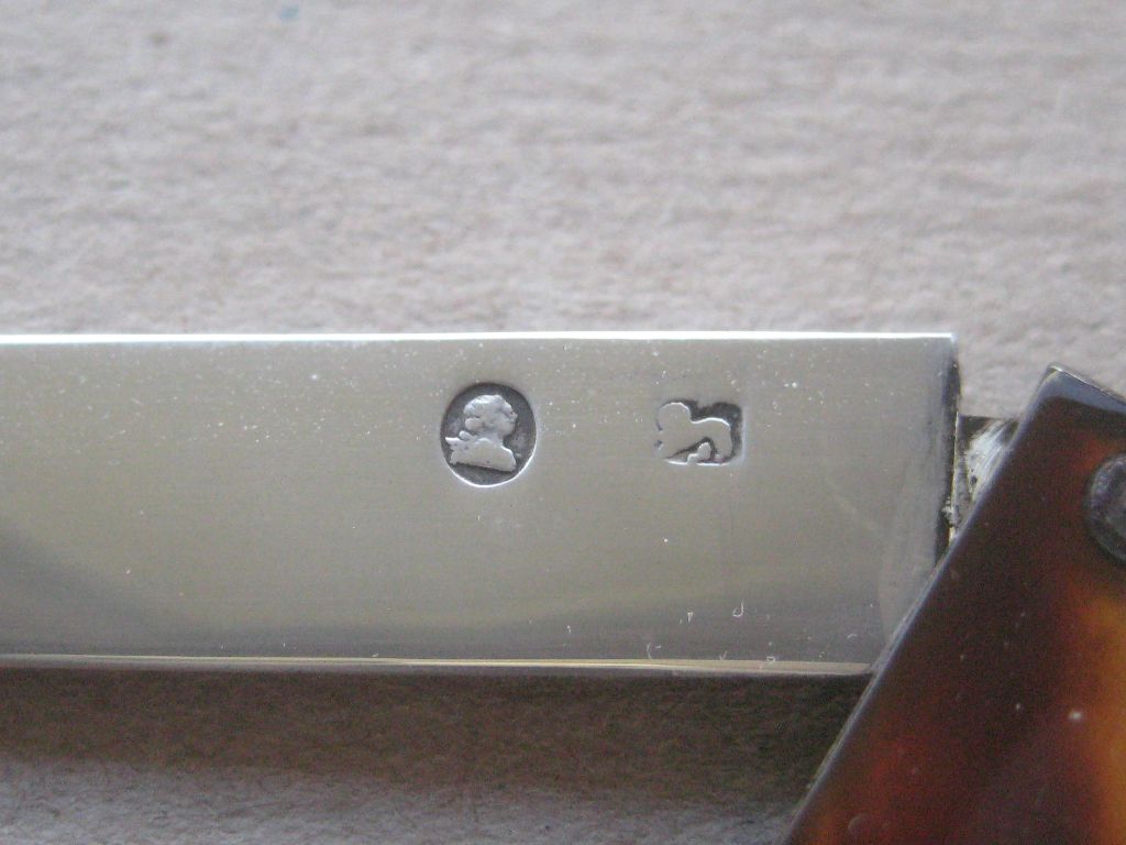 George III Silver Bladed Folding Fruit Knife