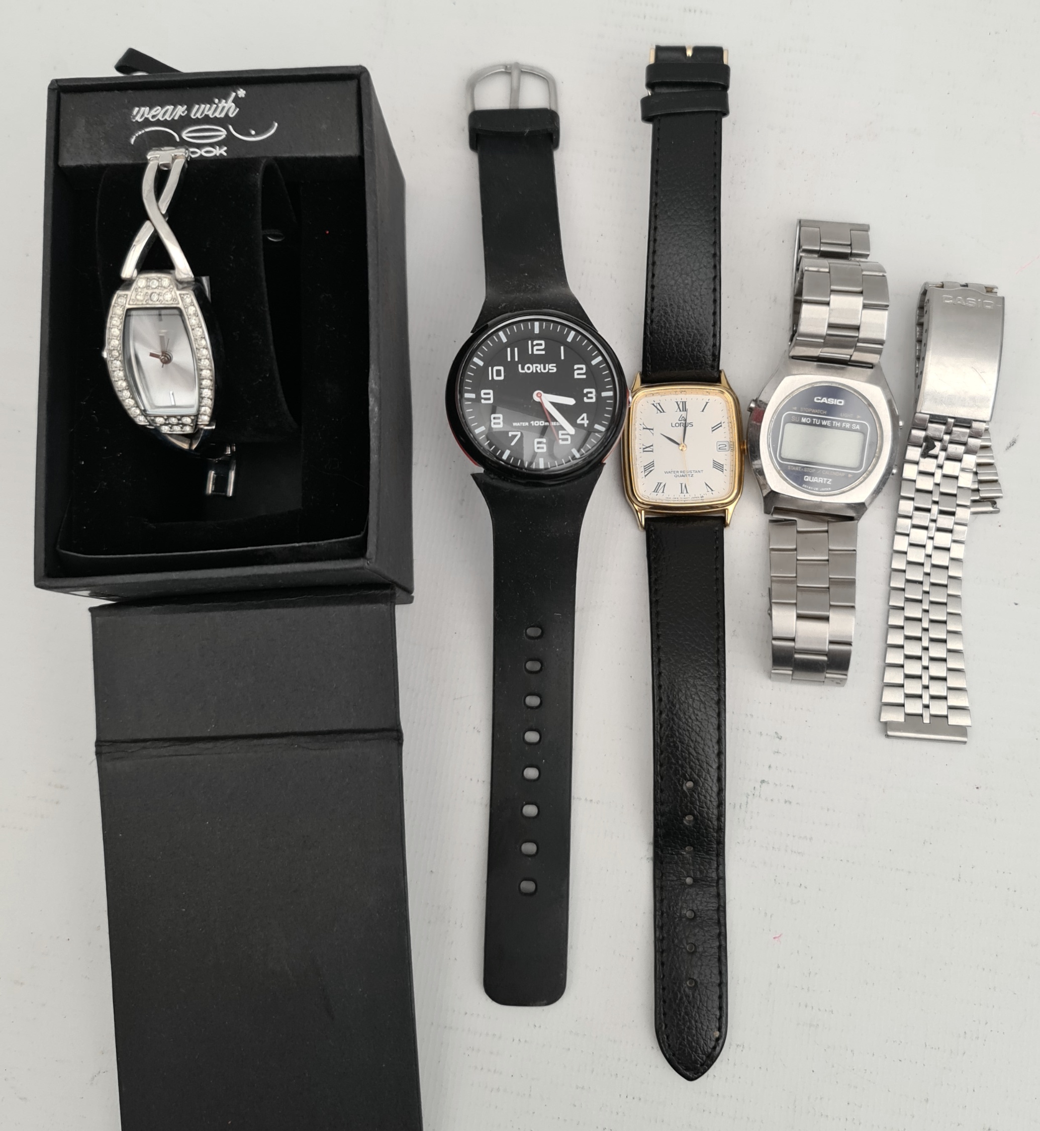 Parcel of 4 Wrist Watches Includes Vintage Casio Parcel of 4 Wrist Watches Includes Vintage Casio.