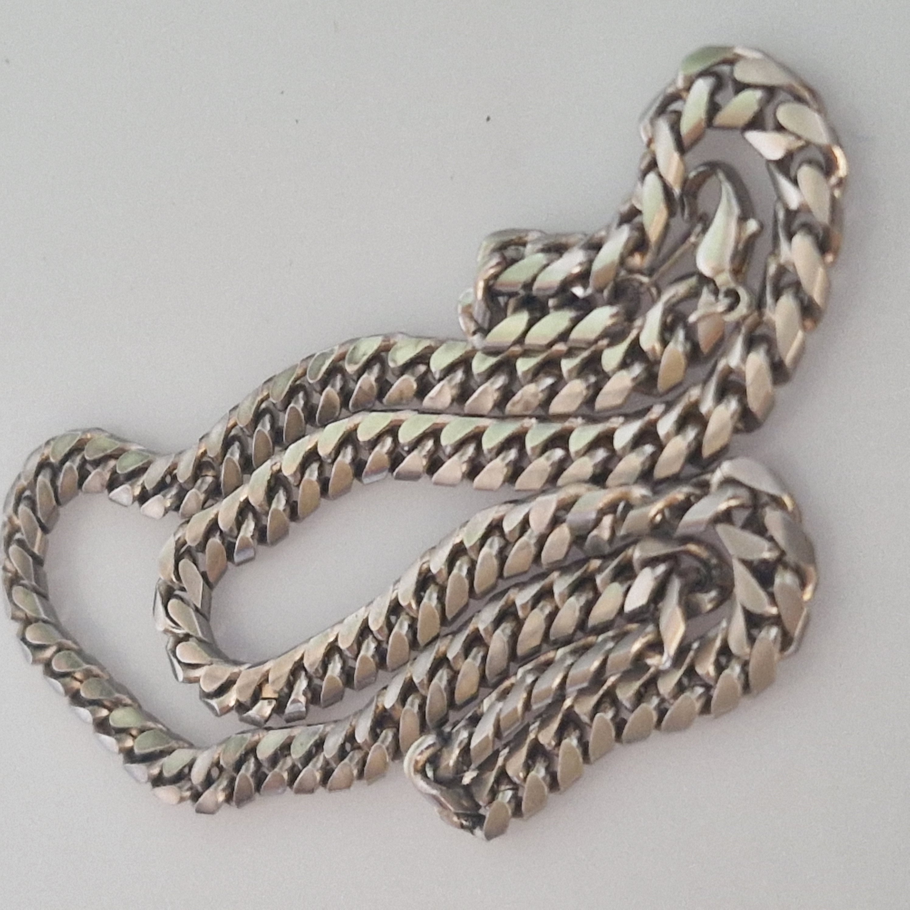 Vintage mens Italian Curb chain
