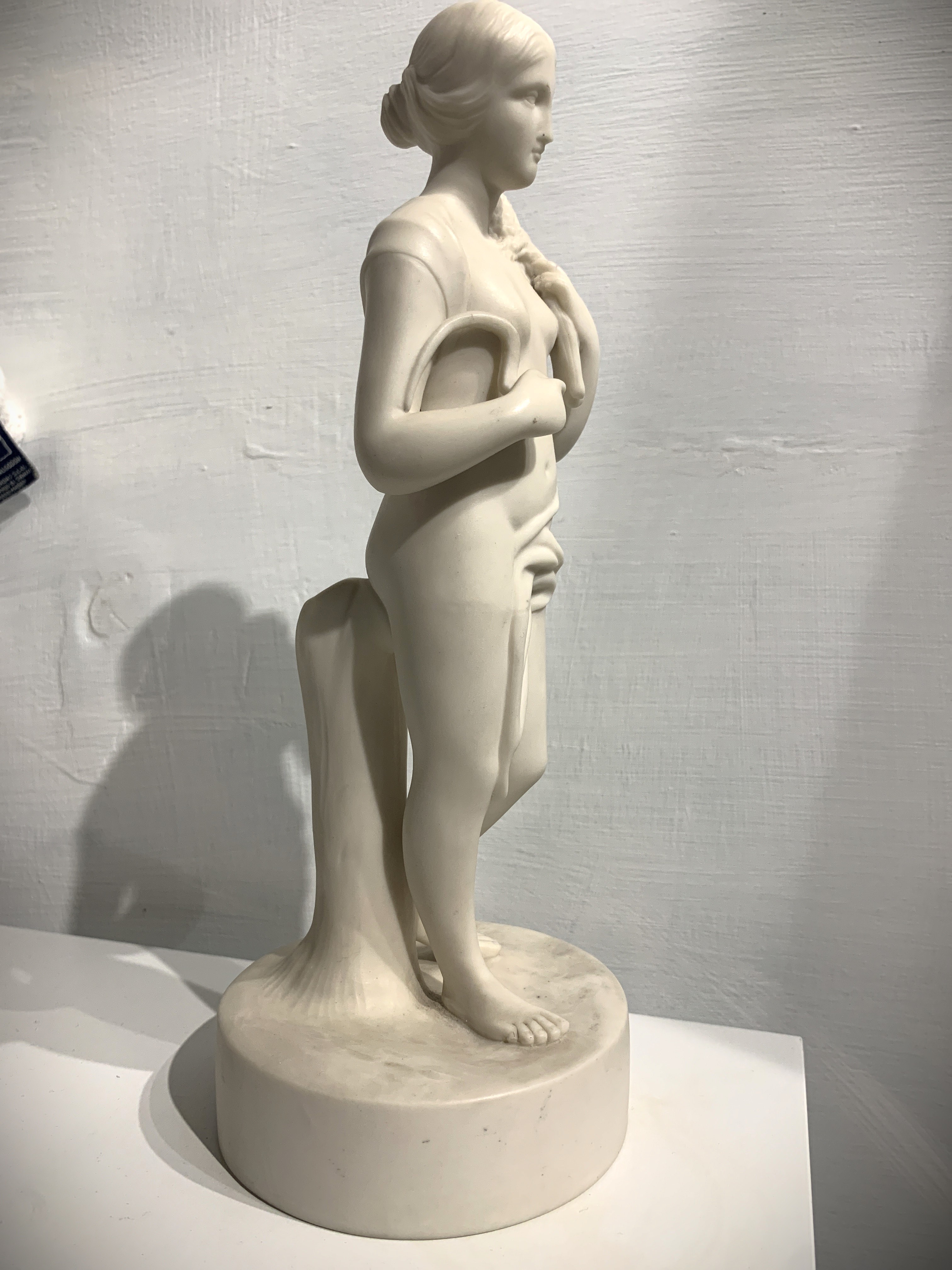 Sculpture Beauty Parian Aphrodite of Knidos Masterpiece of 19th-Century Ceramic Art