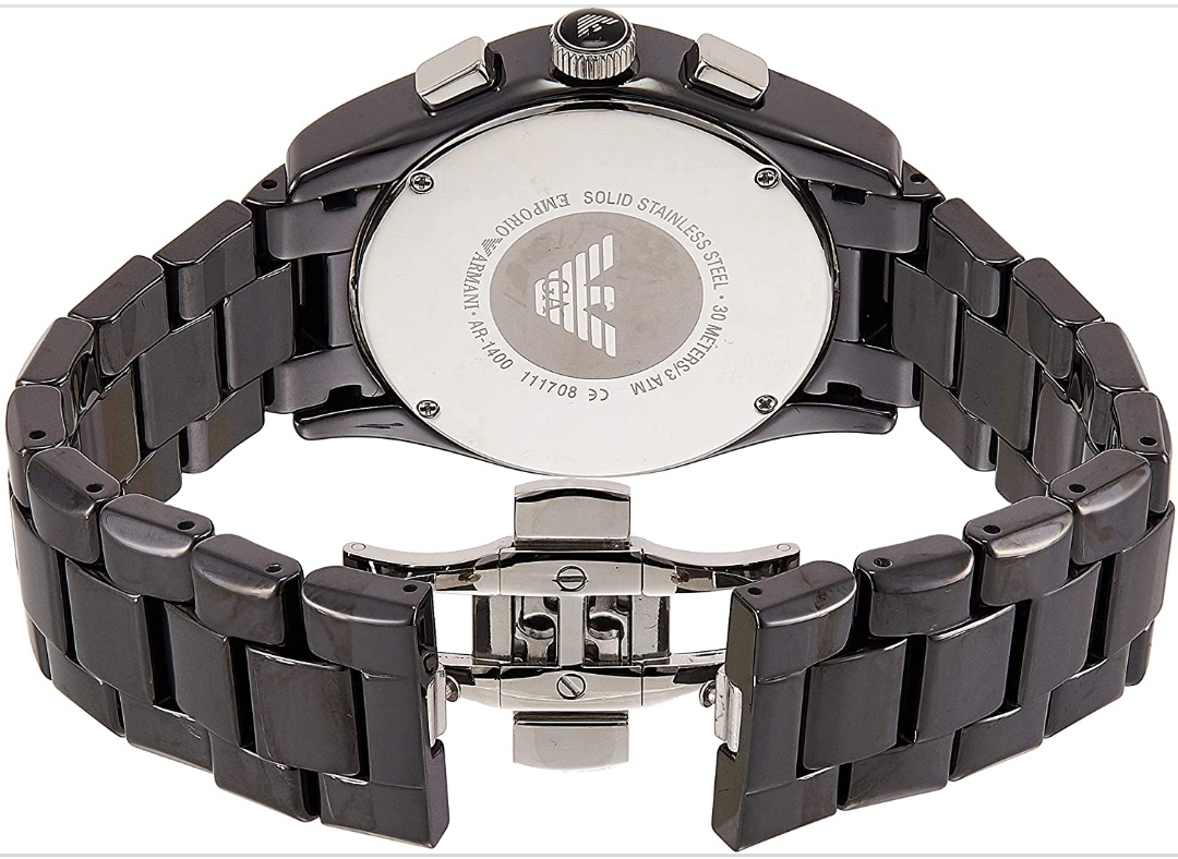 Emporio Armani AR1400 Men's Ceramica Quartz Chronograph Watch