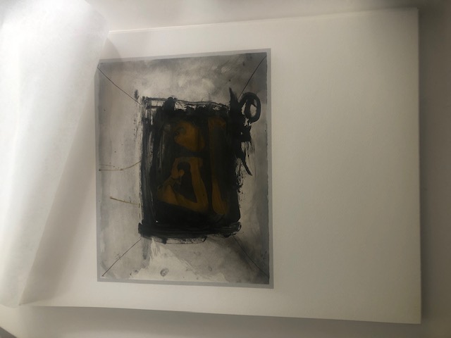 Two Lithographs After Antoni Tapies 1981