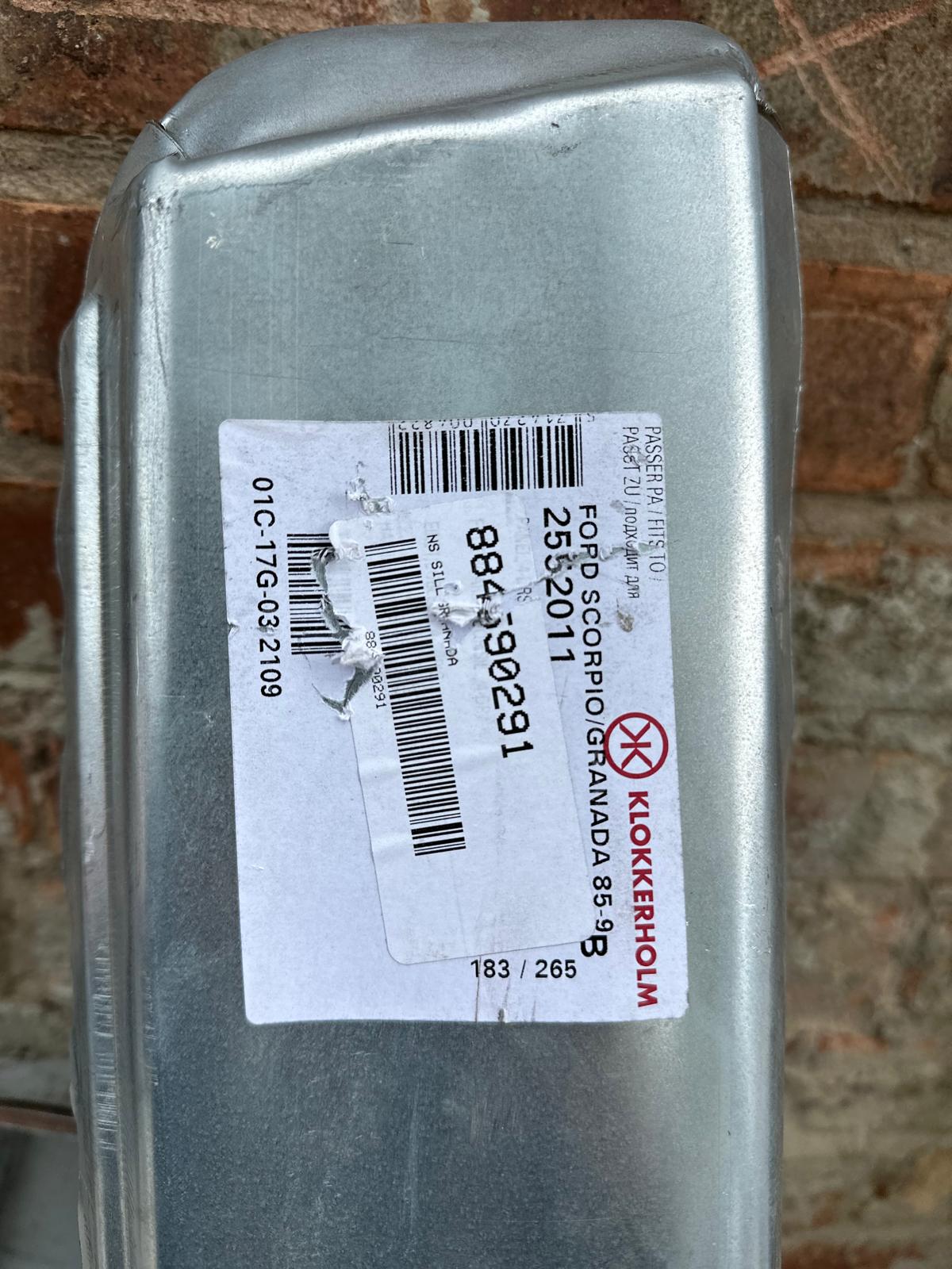 Quantity of Miscellaneous Car & Automotive Sill body Panel RRP £1200 No Reserve