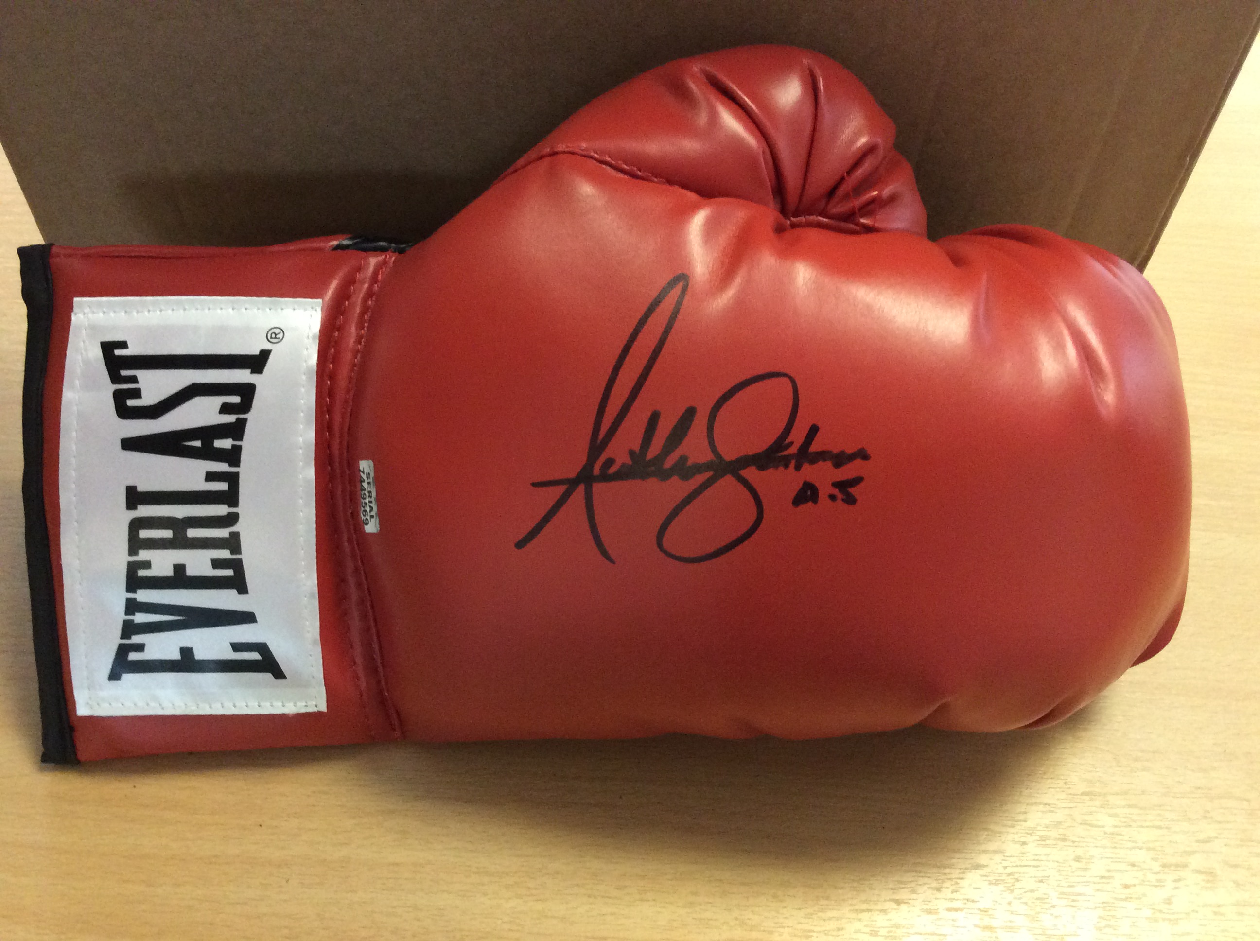 Anthony Joshua Signed Boxing Glove
