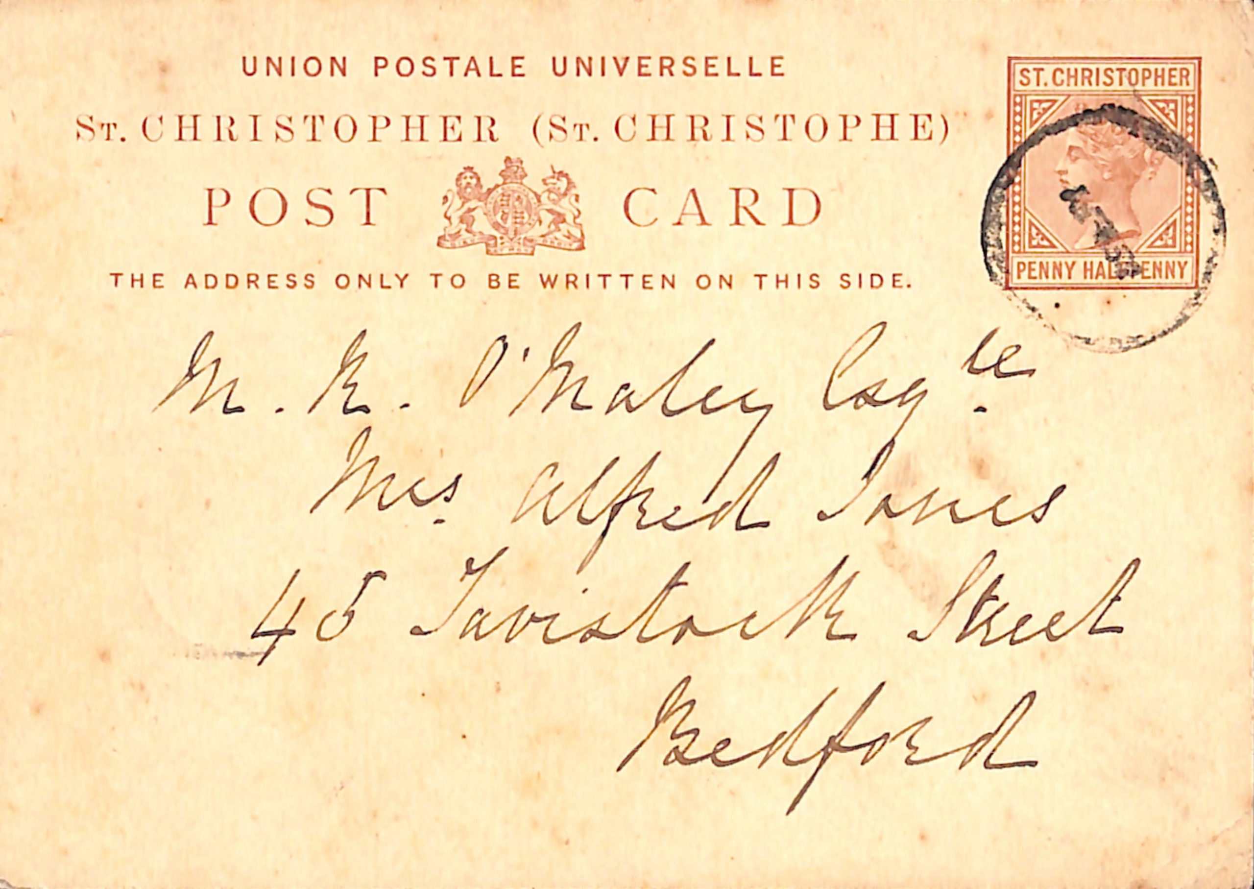 Saint Kitts 1882
