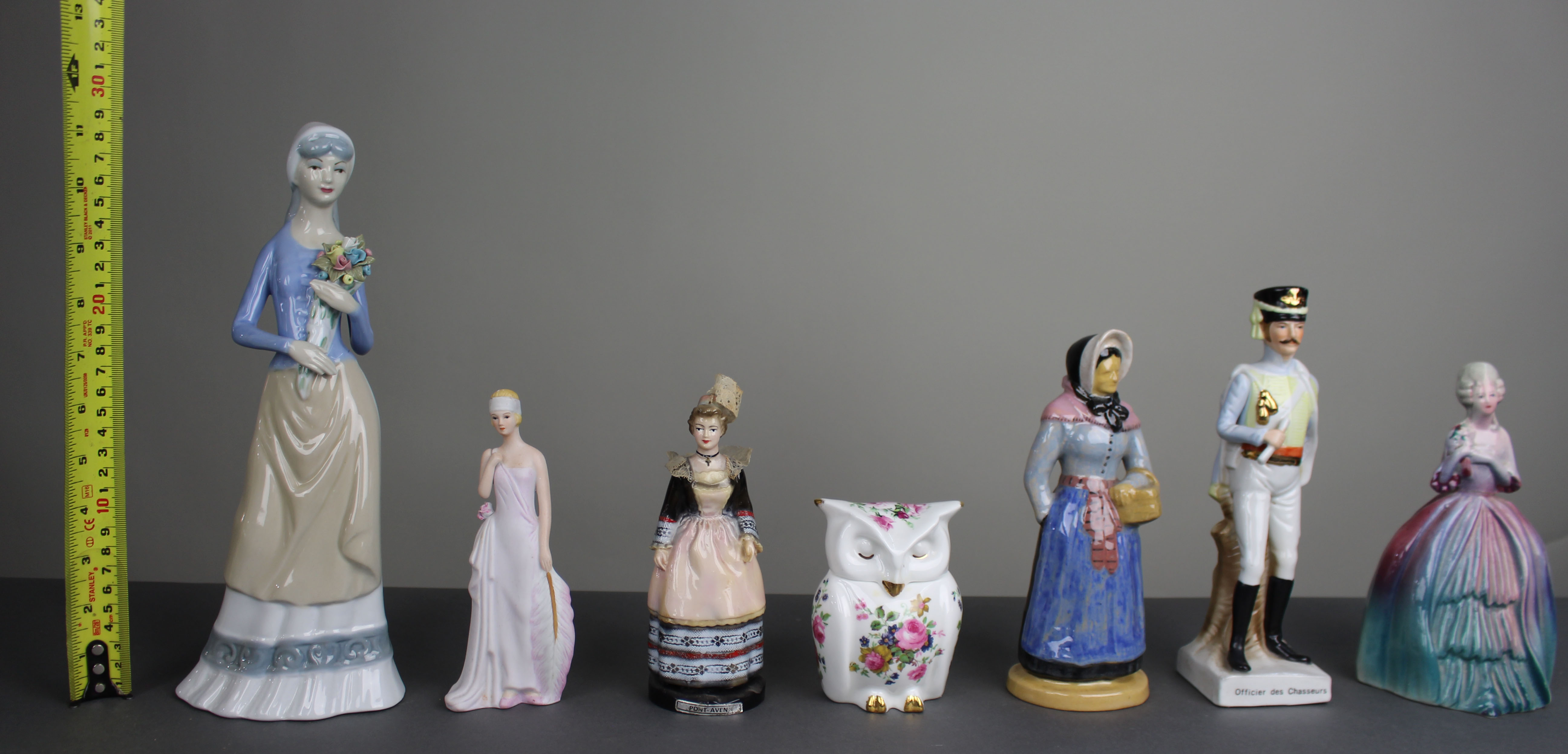 Collection of 7 Porcelain Figurines