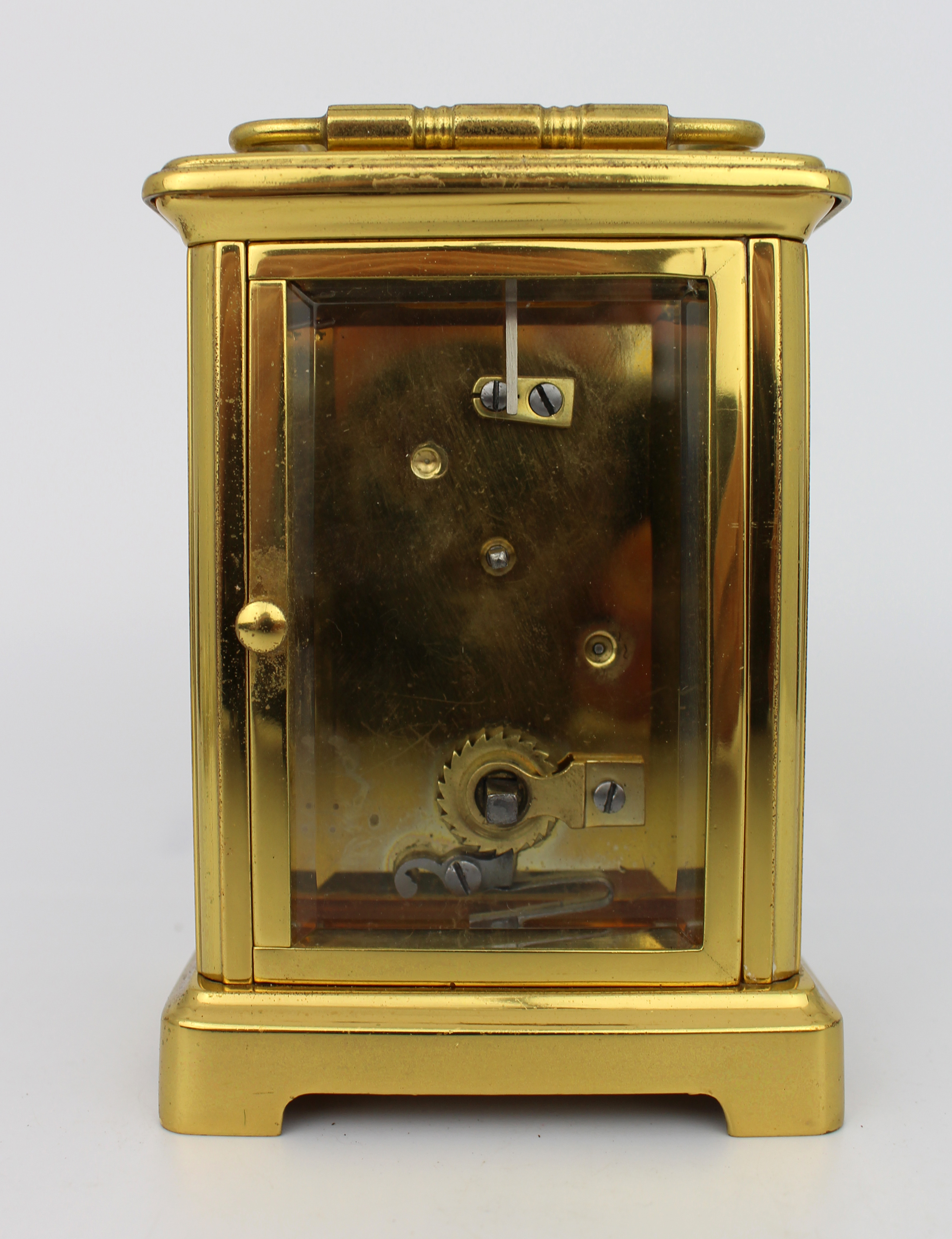Edwardian Brass Carriage Clock Swiss Movement