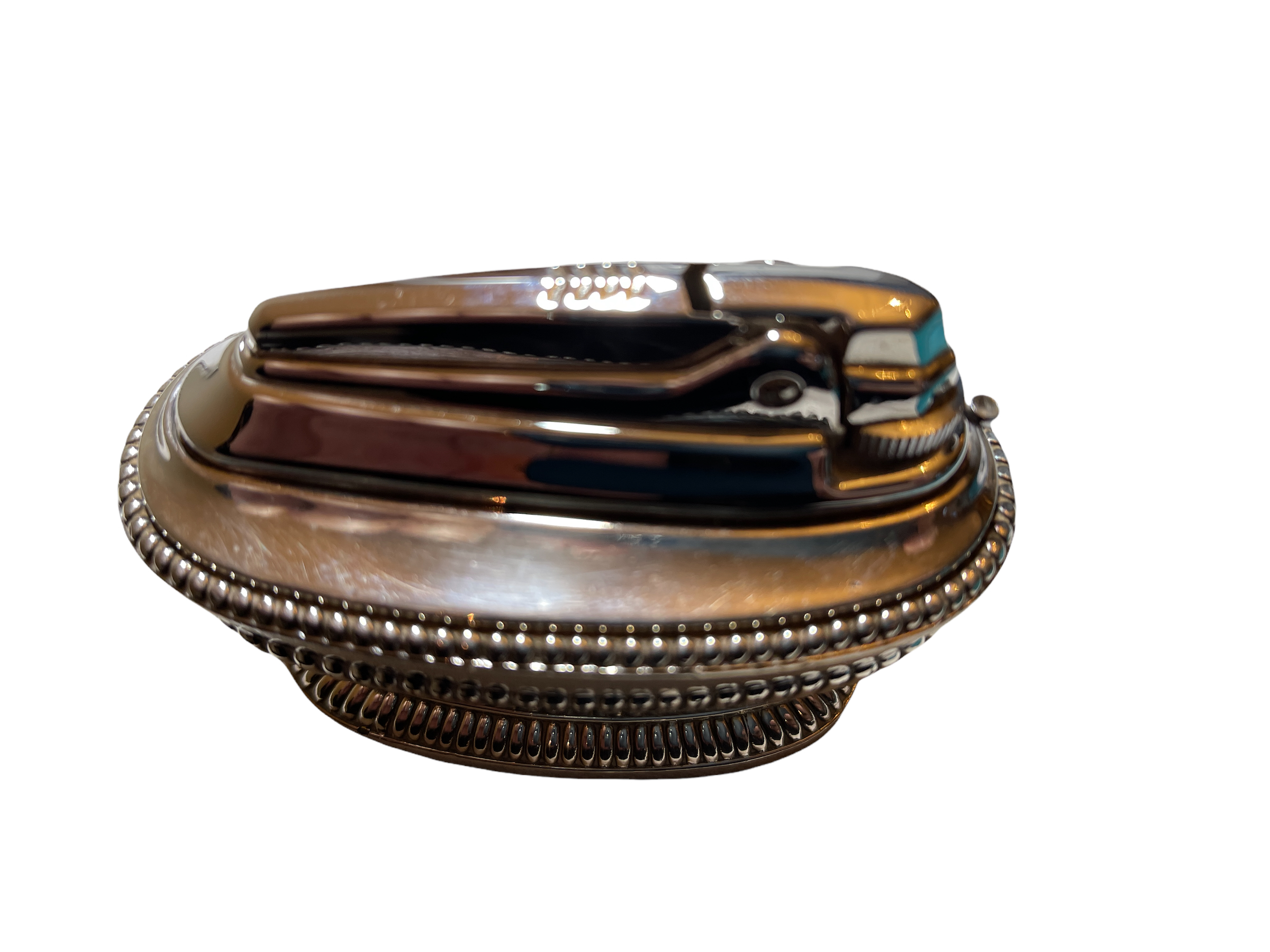 Very Collectable Ronson table lighter. silver plated