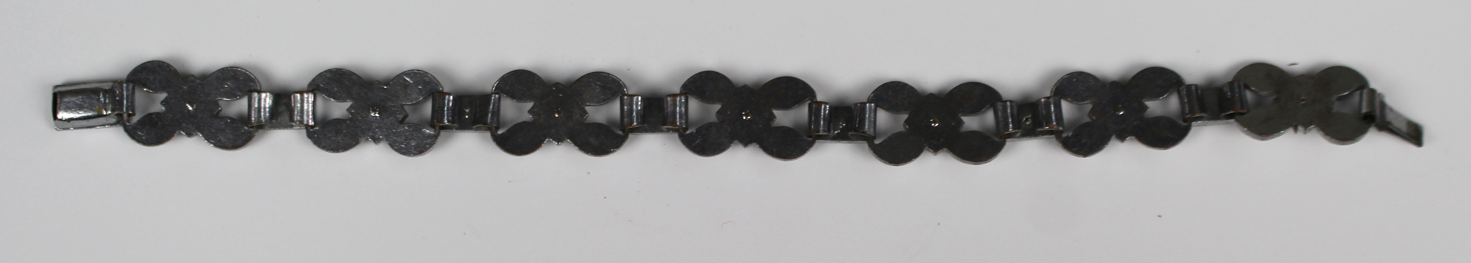Art Deco Style Silver Bracelet