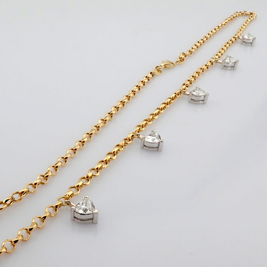 Heart Cut Lab-Grown Diamond Necklace - 2.04 Total Carat (MDI Certified)